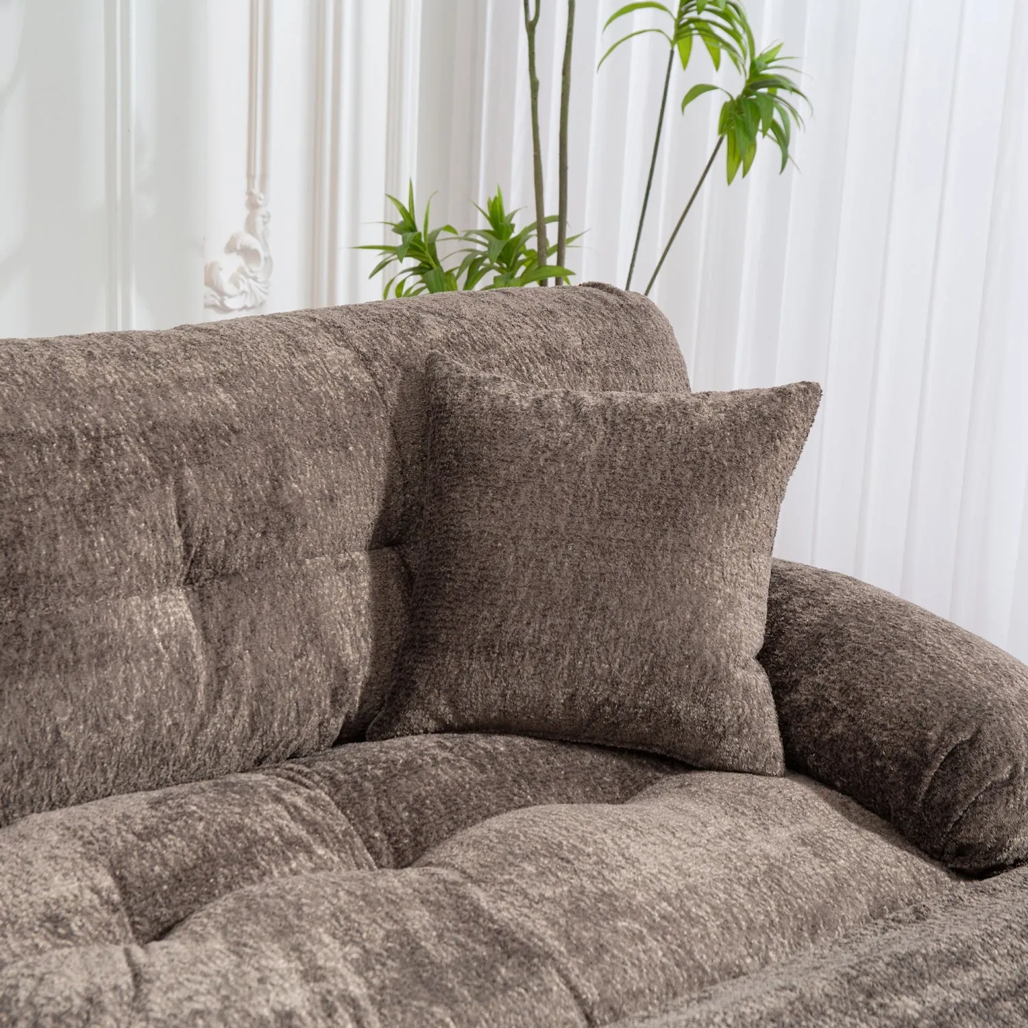 Streamdale L-Shaped Sectional Sofa Sleeper Couch - Gray