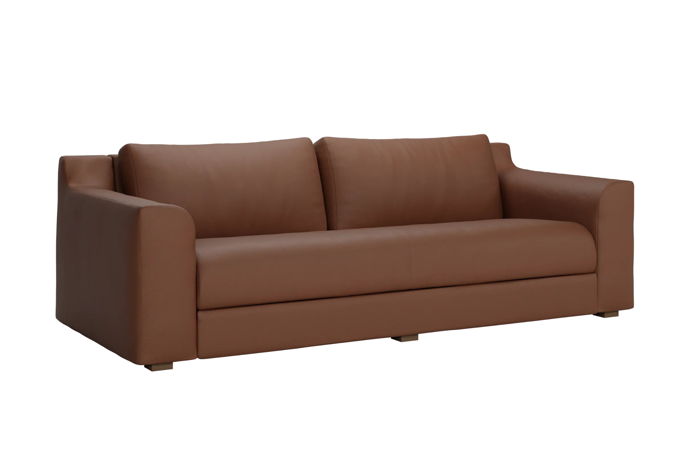 The Elevate 86" Sofa in Cactus Leather