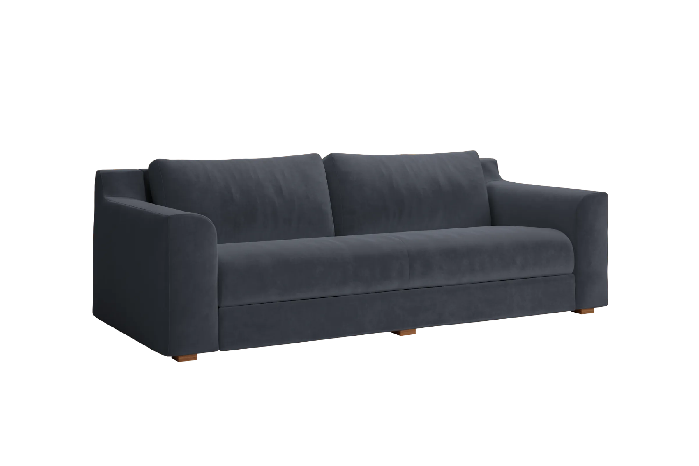 The Elevate 86" Sofa in Recycled Velvet