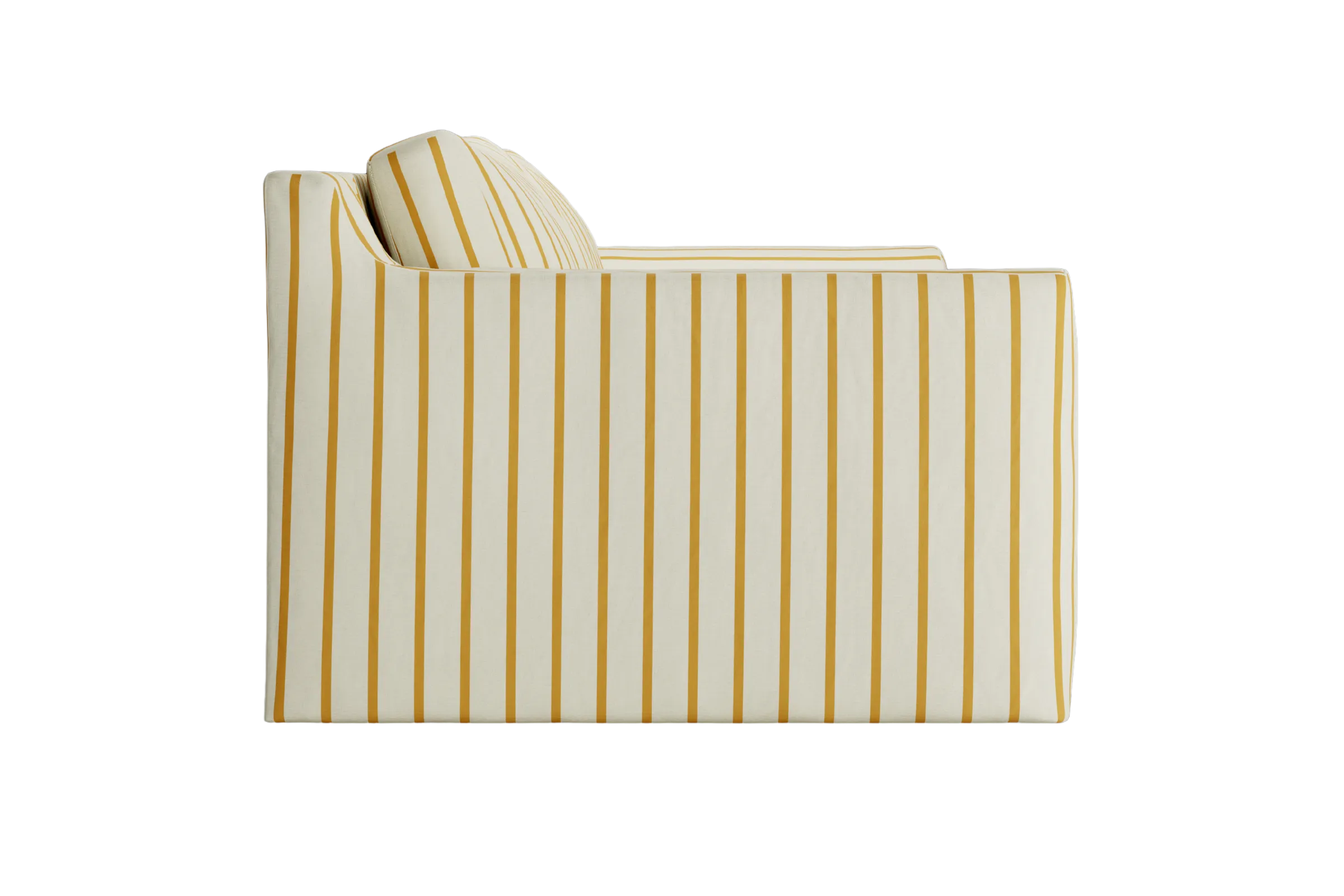 The Elevate 86" Sofa in Striped Hemp Blend