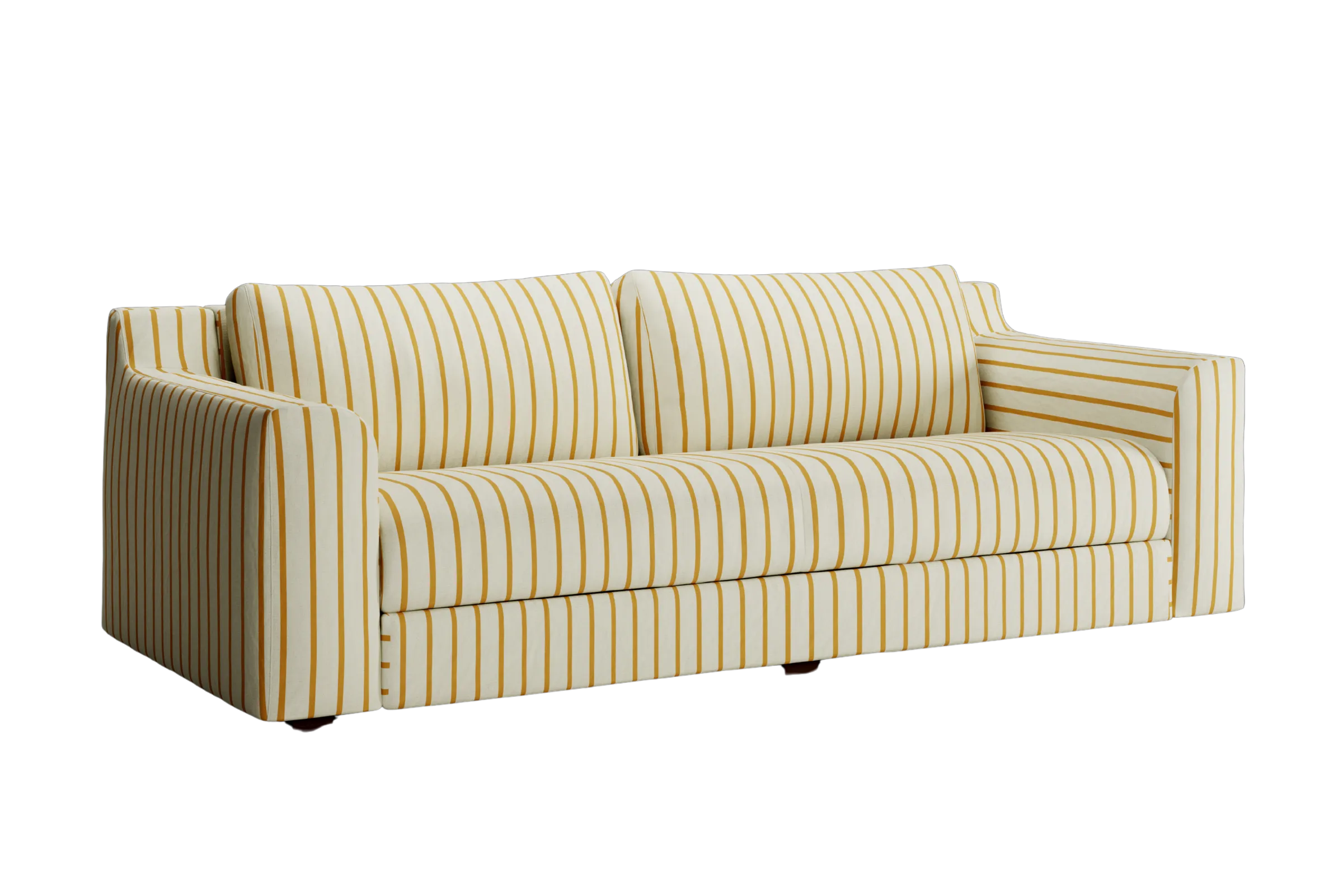The Elevate 86" Sofa in Striped Hemp Blend