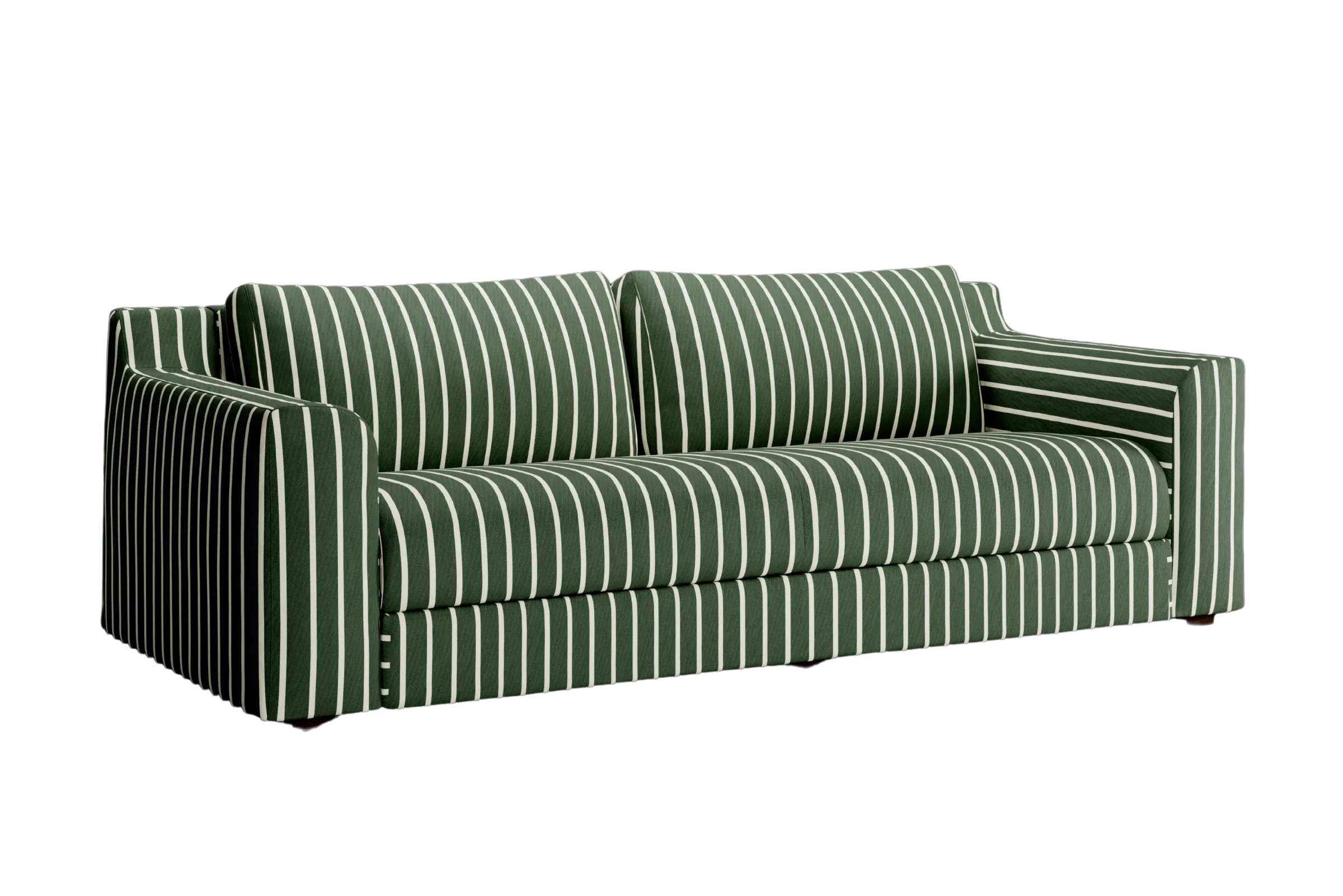The Elevate 86" Sofa in Striped Hemp Blend