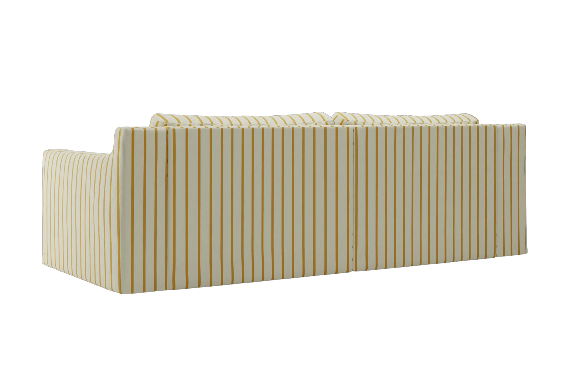 The Elevate 86" Sofa in Striped Hemp Blend