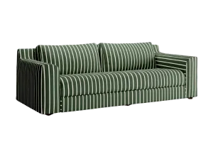 The Elevate 86" Sofa in Striped Hemp Blend