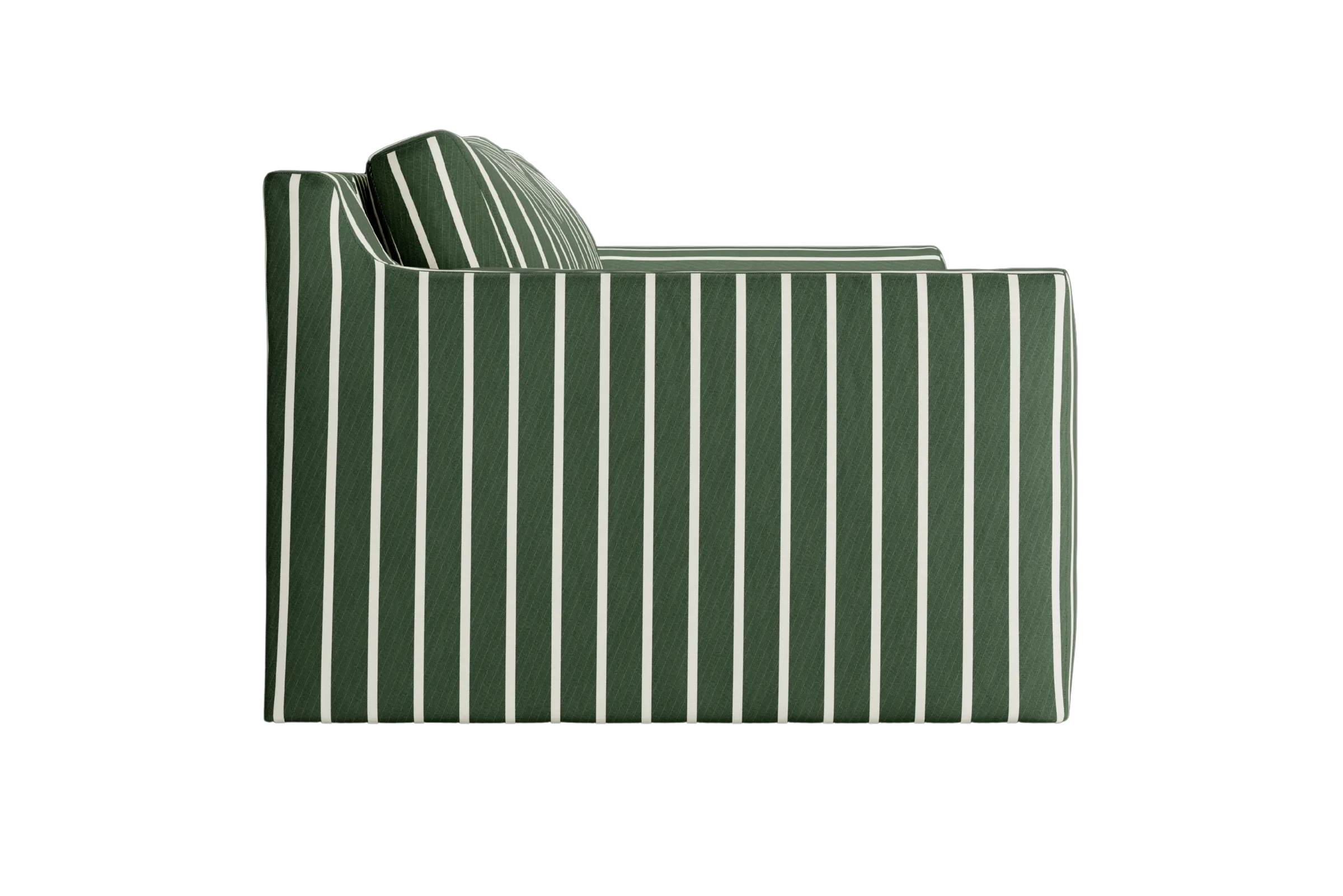 The Elevate 86" Sofa in Striped Hemp Blend