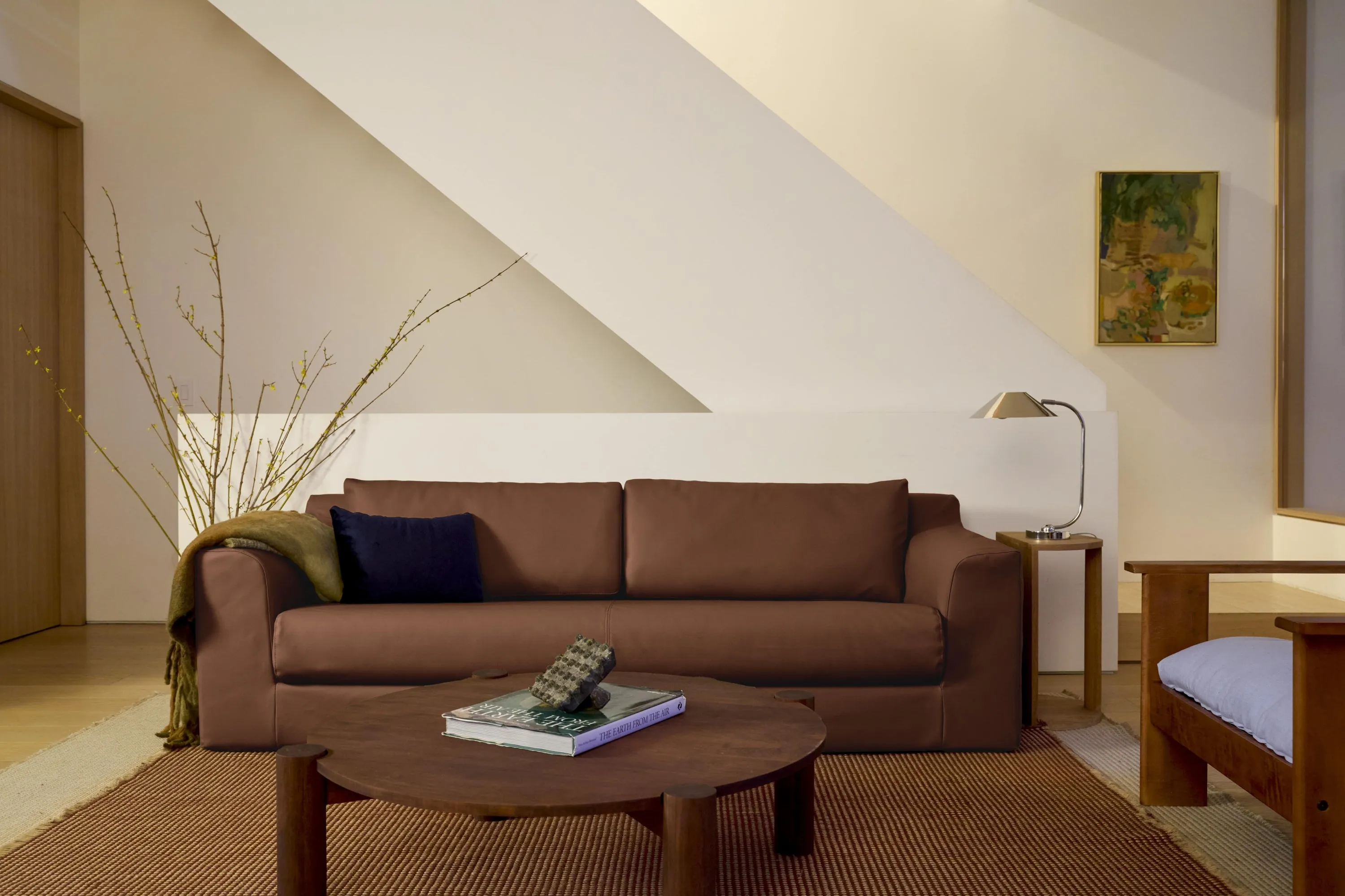 The Elevate 96" Sofa in Cactus Leather