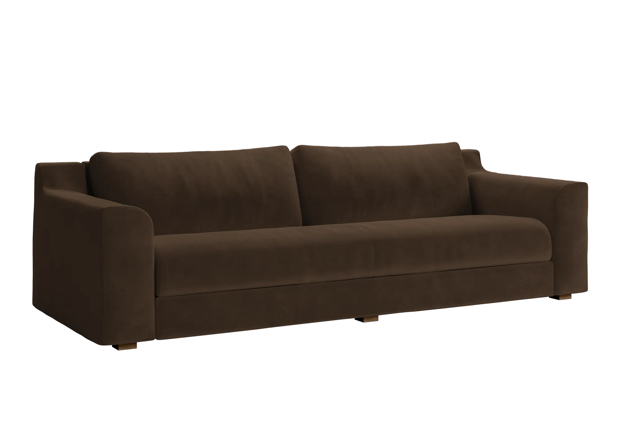 The Elevate 96" Sofa in Recycled Velvet