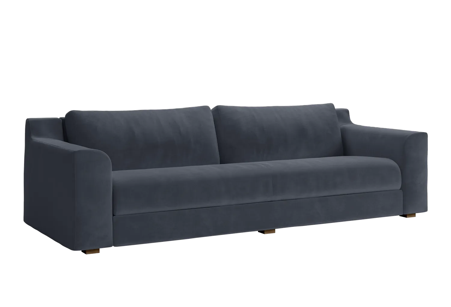 The Elevate 96" Sofa in Recycled Velvet