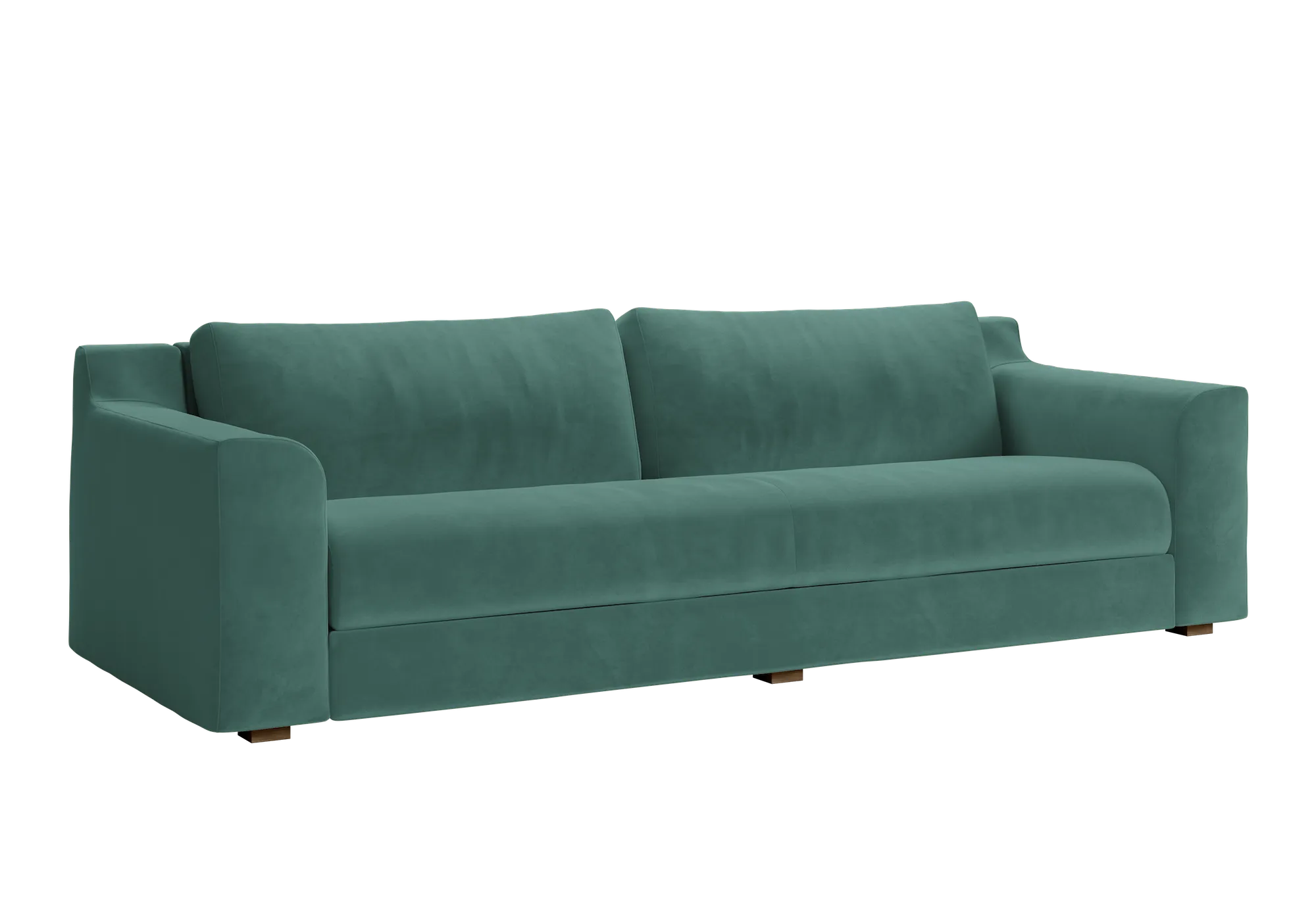 The Elevate 96" Sofa in Recycled Velvet