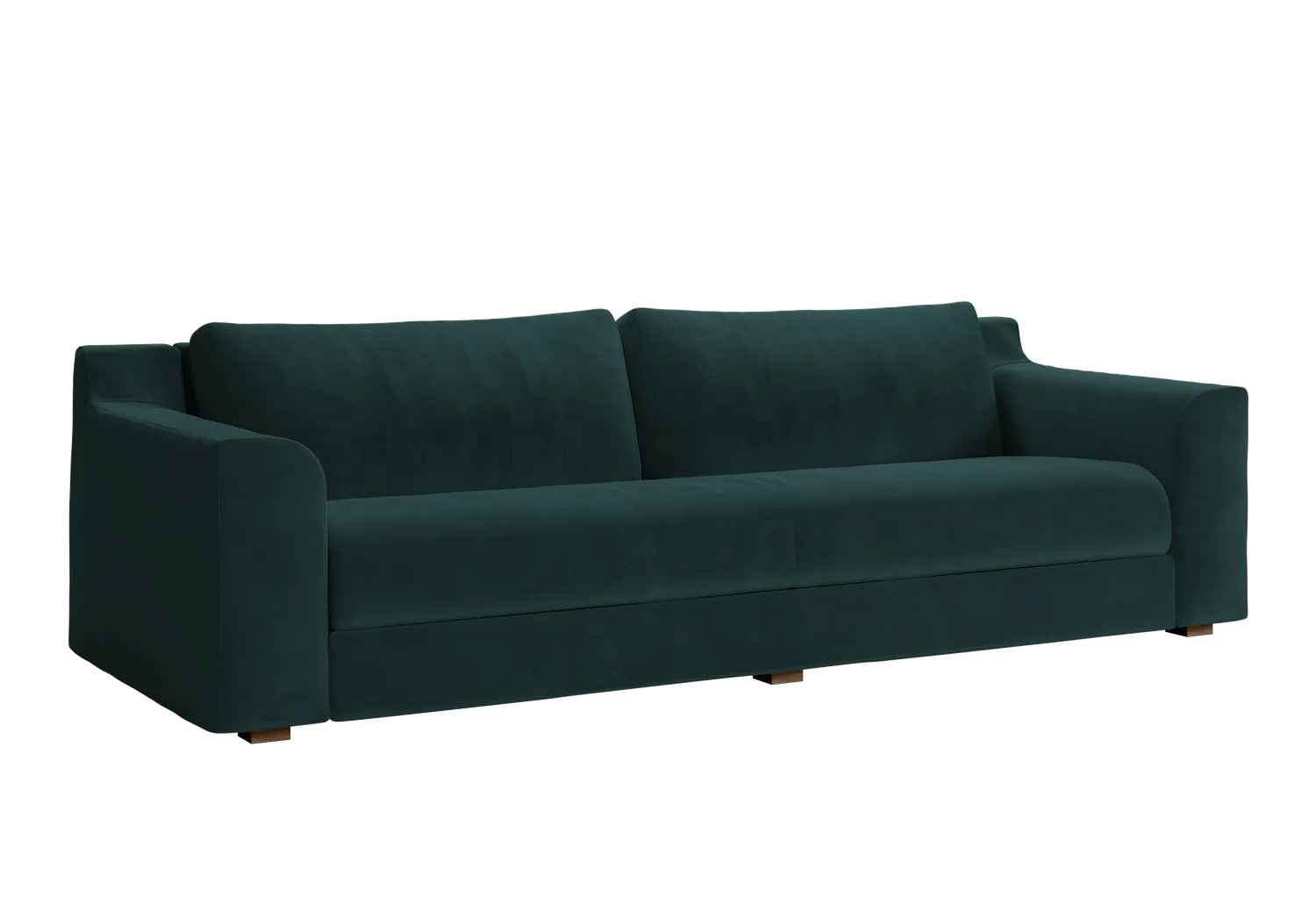 The Elevate 96" Sofa in Recycled Velvet