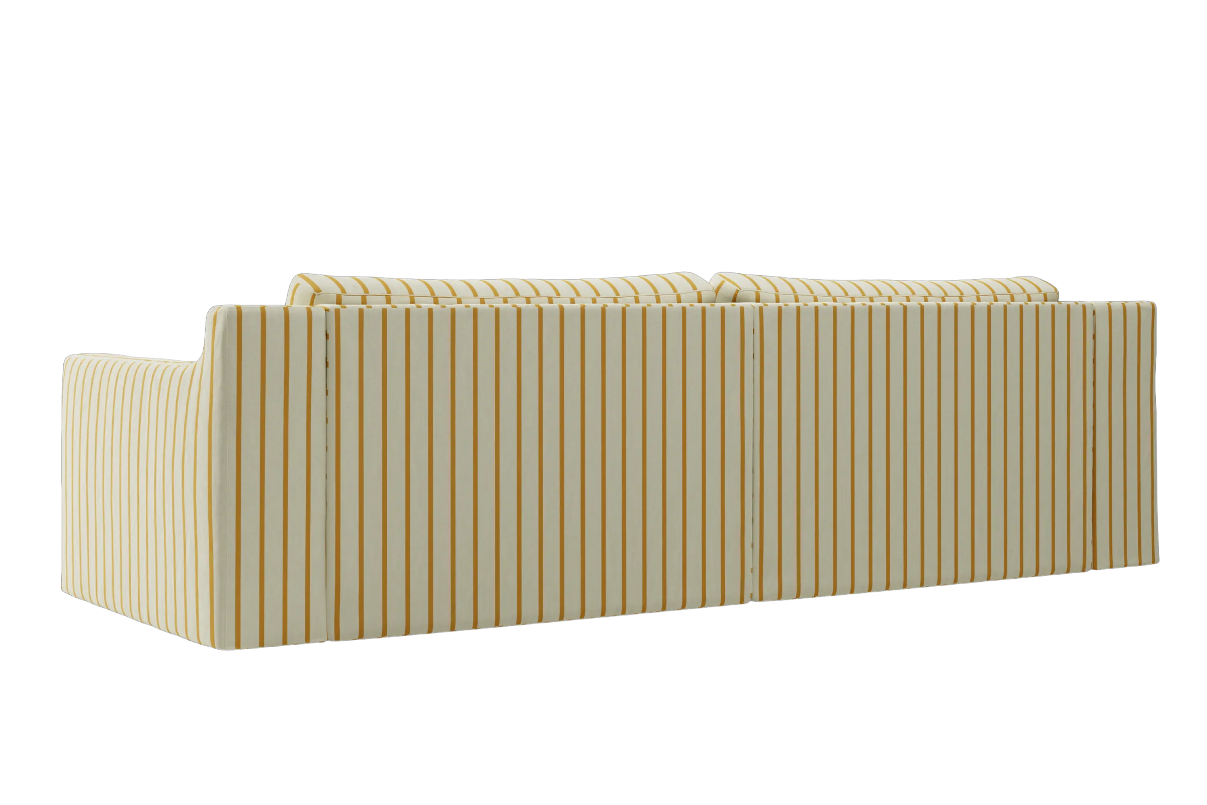 The Elevate 96" Sofa in Striped Hemp Blend
