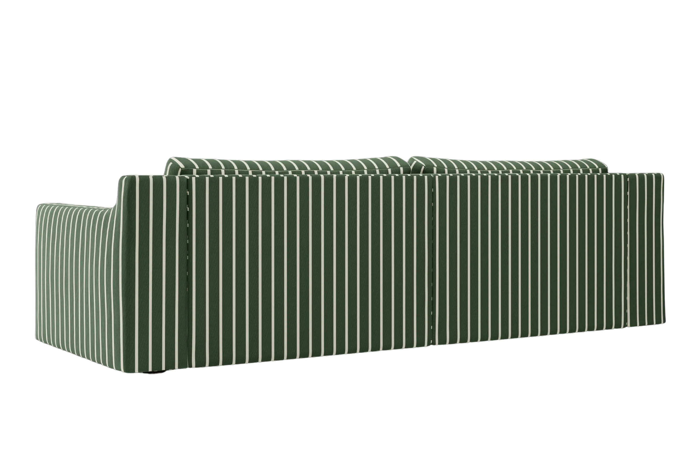 The Elevate 96" Sofa in Striped Hemp Blend