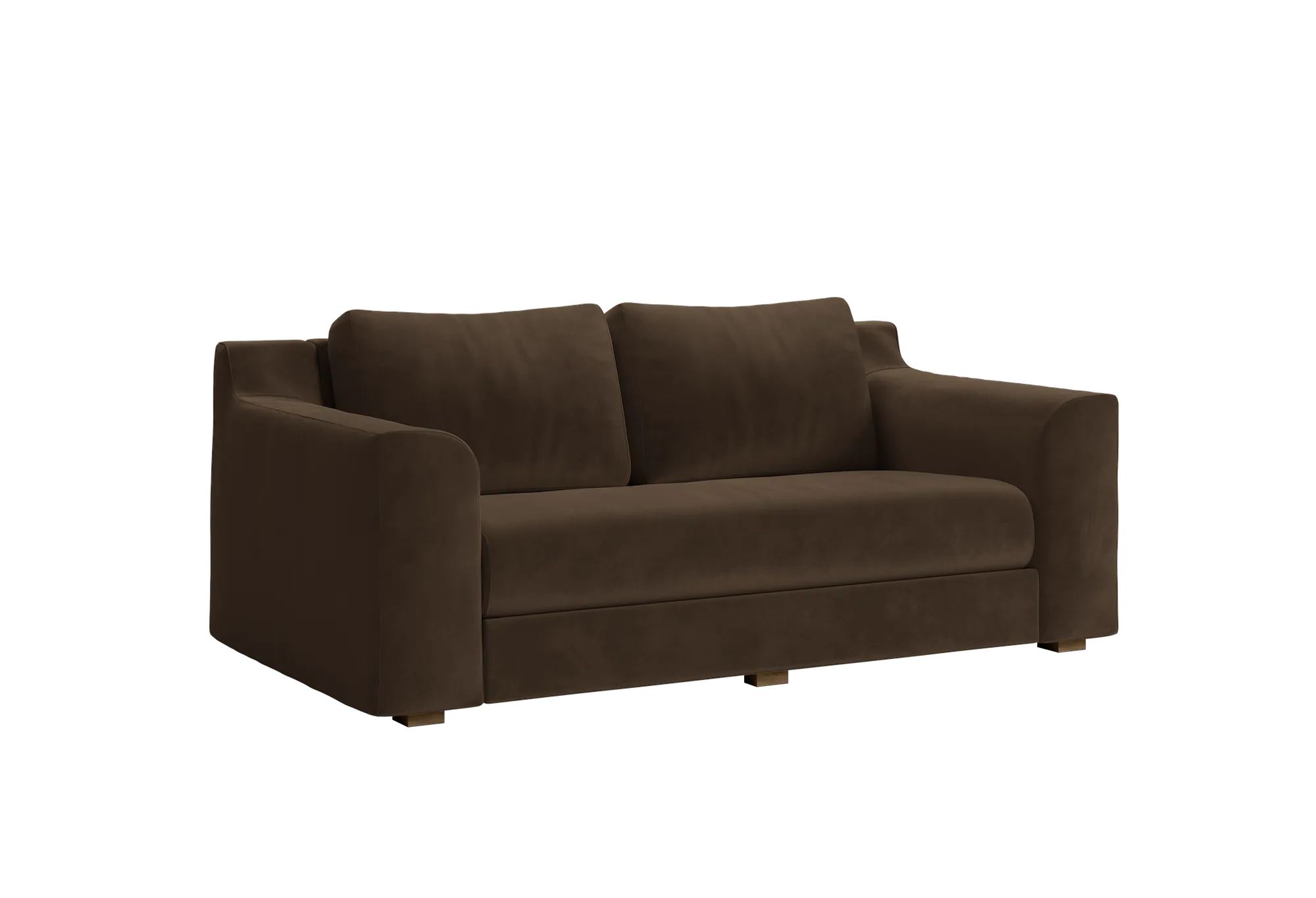 The Elevate Loveseat in Recycled Velvet
