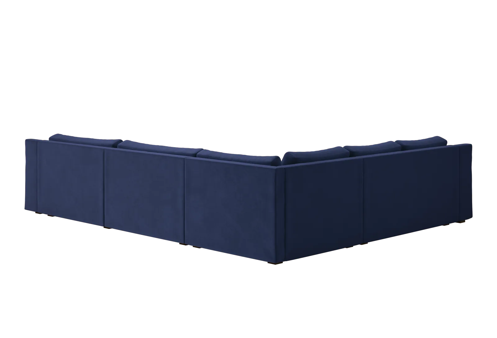 The Elevate Reversible L Sectional in Recycled Velvet