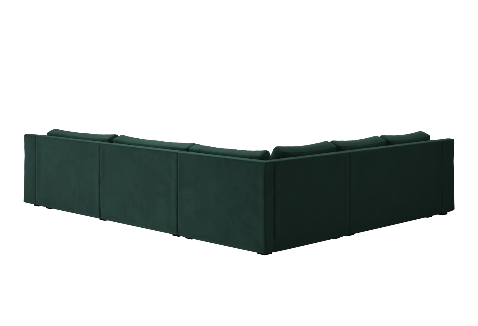 The Elevate Reversible L Sectional in Recycled Velvet