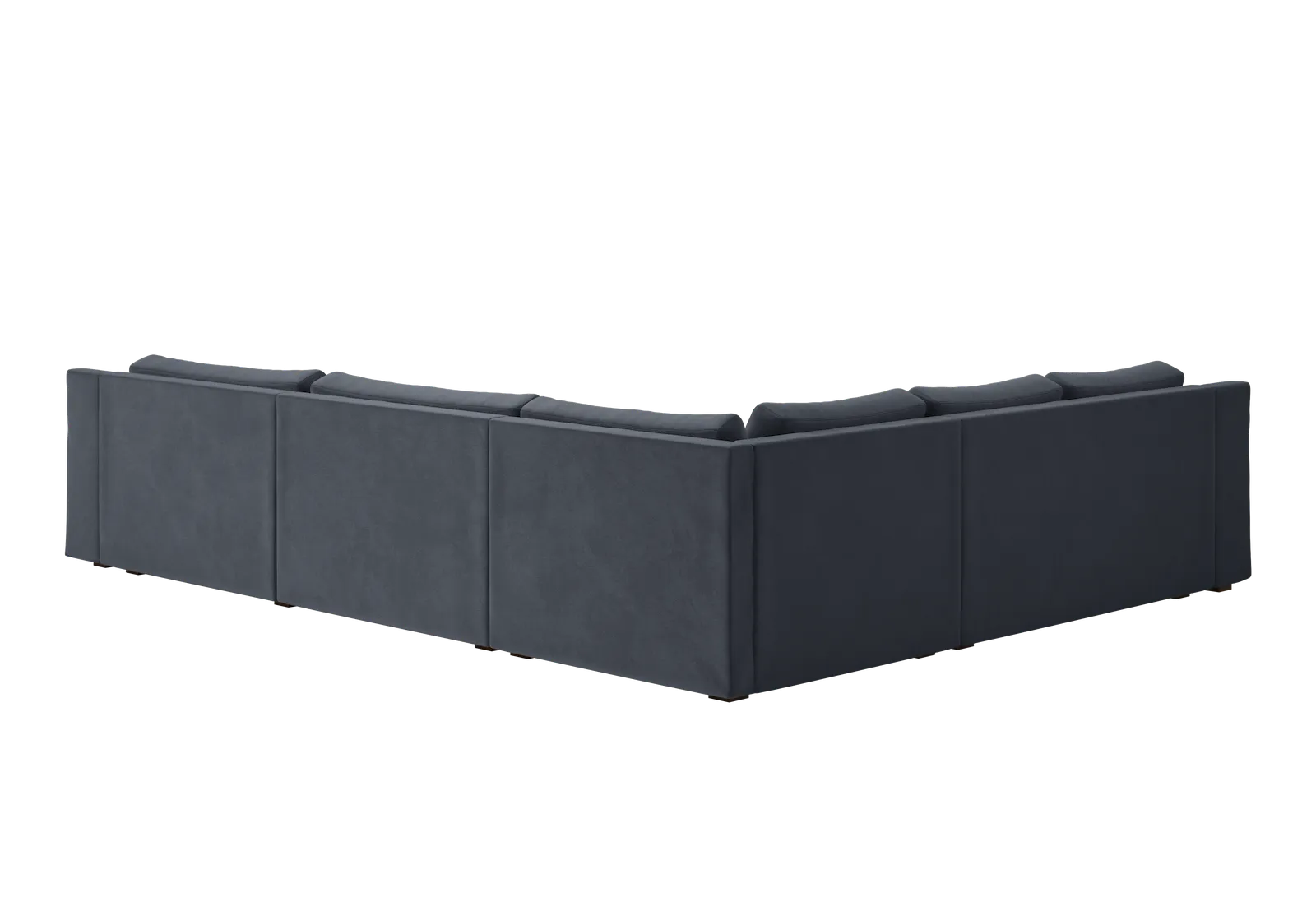 The Elevate Reversible L Sectional in Recycled Velvet