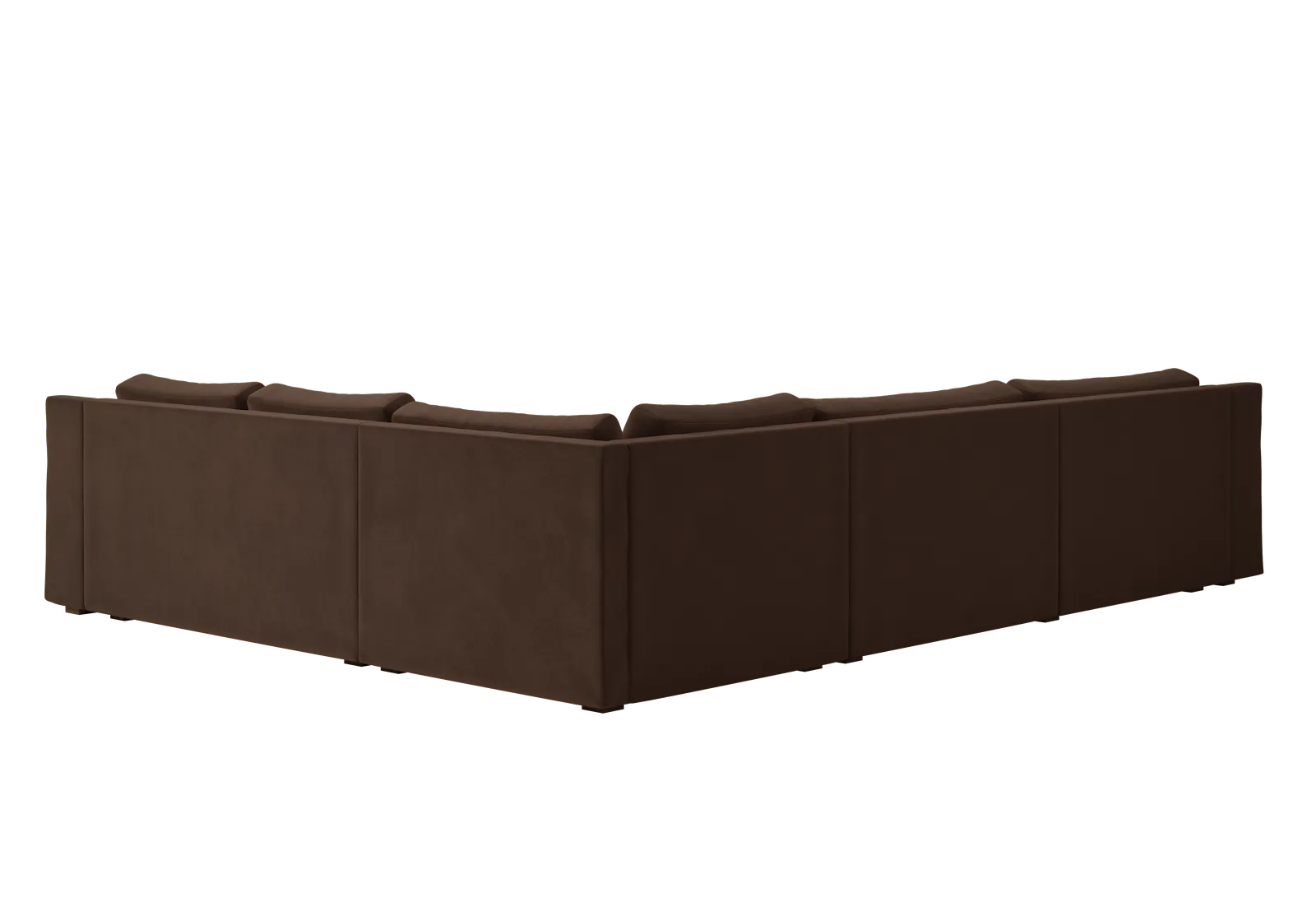 The Elevate Reversible L Sectional in Recycled Velvet