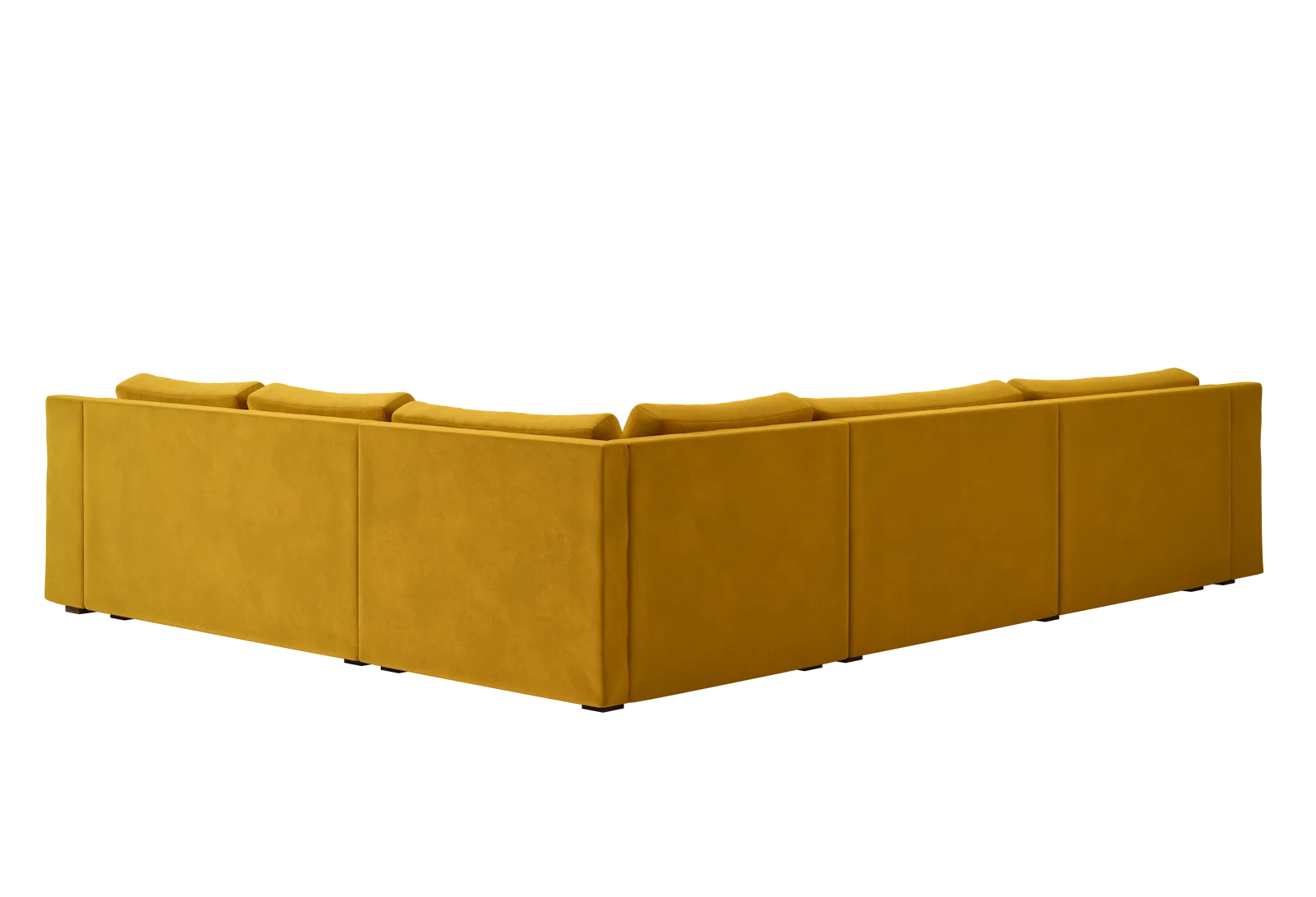 The Elevate Reversible L Sectional in Recycled Velvet