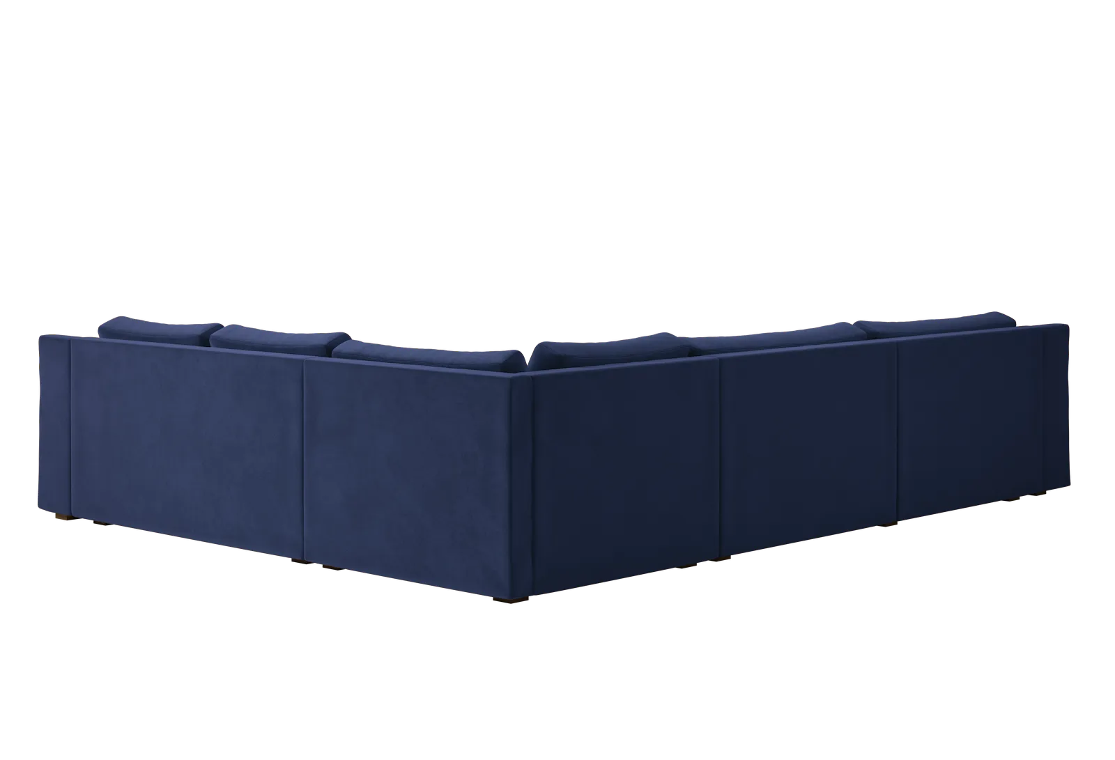 The Elevate Reversible L Sectional in Recycled Velvet