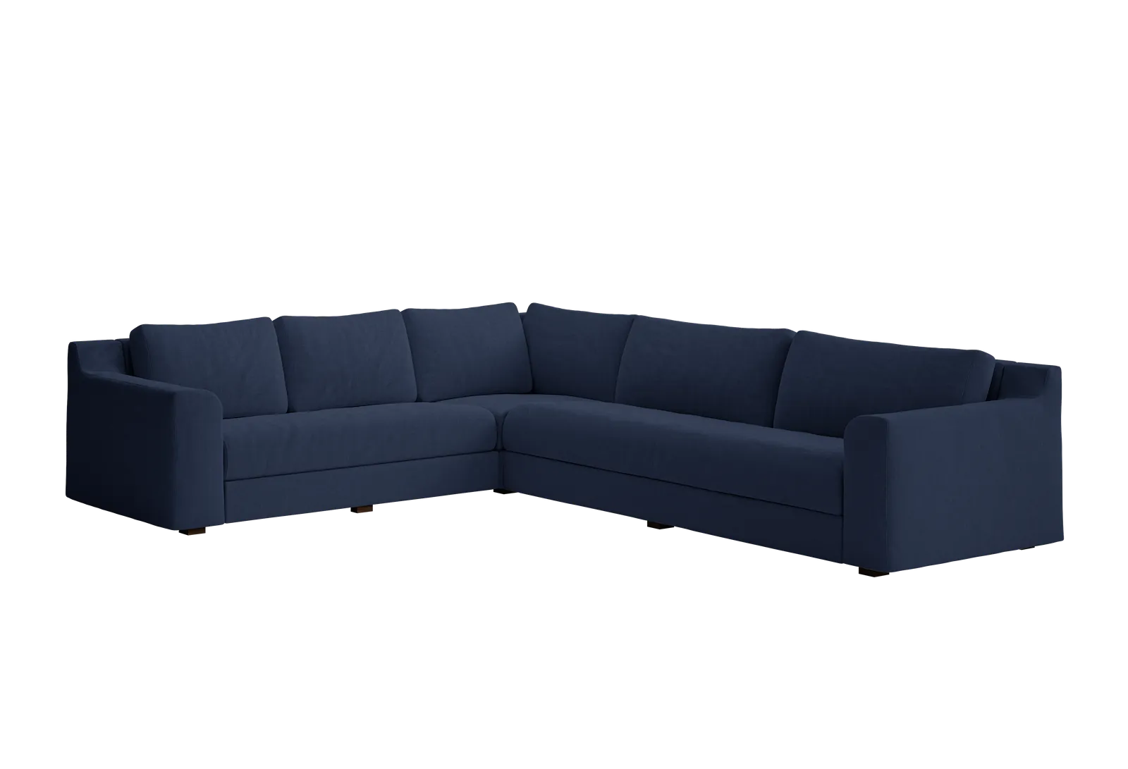The Elevate Reversible L Sectional in Upcycled Poly