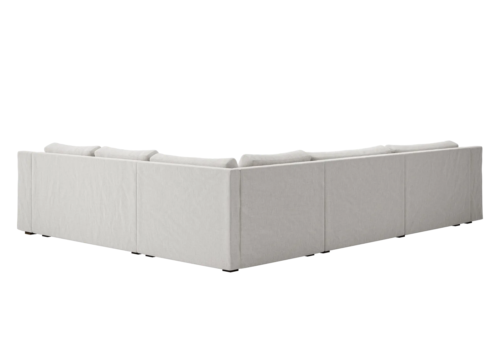 The Elevate Reversible L Sectional in Upcycled Poly