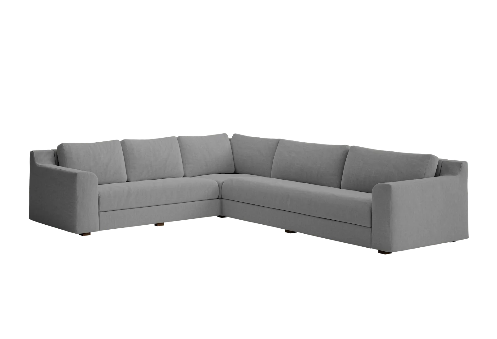 The Elevate Reversible L Sectional in Upcycled Poly