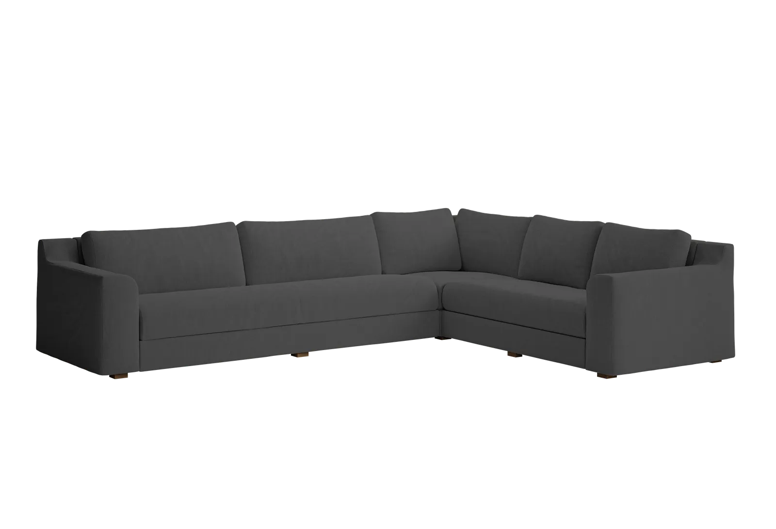The Elevate Reversible L Sectional in Upcycled Poly