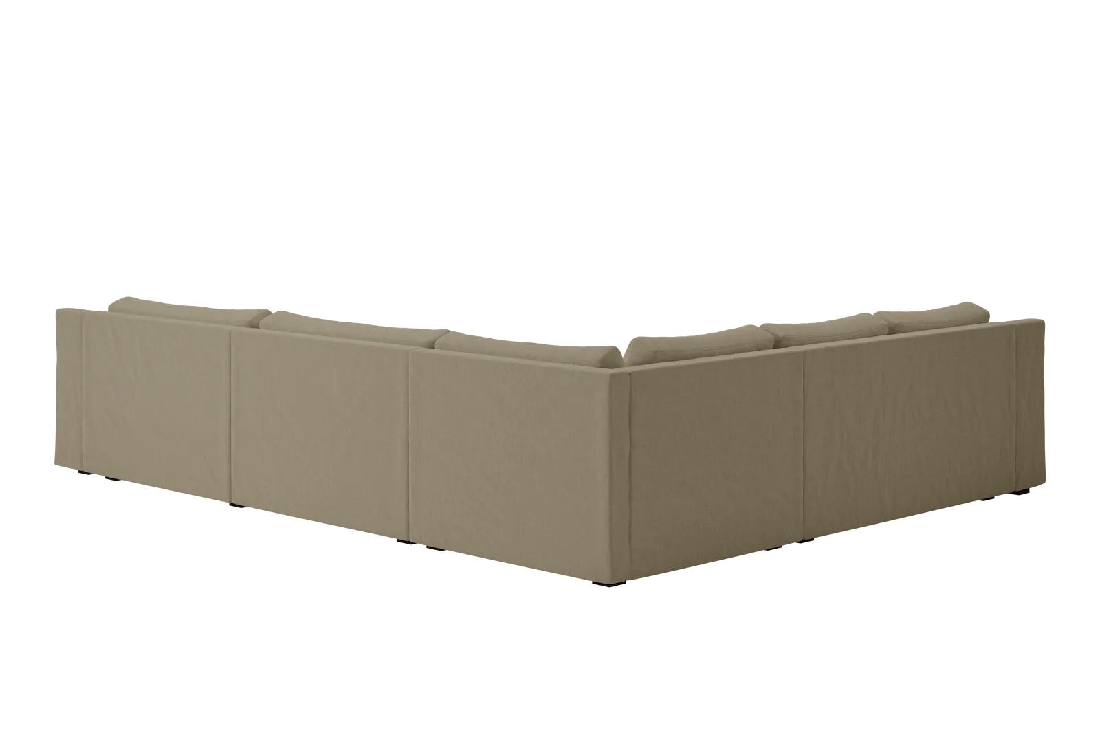 The Elevate Reversible L Sectional in Upcycled Poly