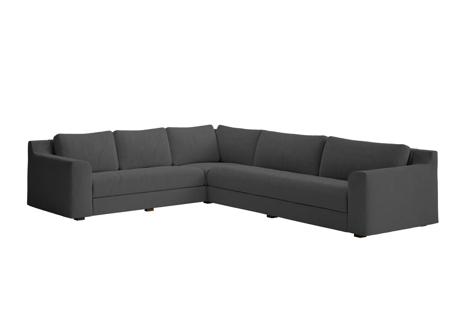 The Elevate Reversible L Sectional in Upcycled Poly