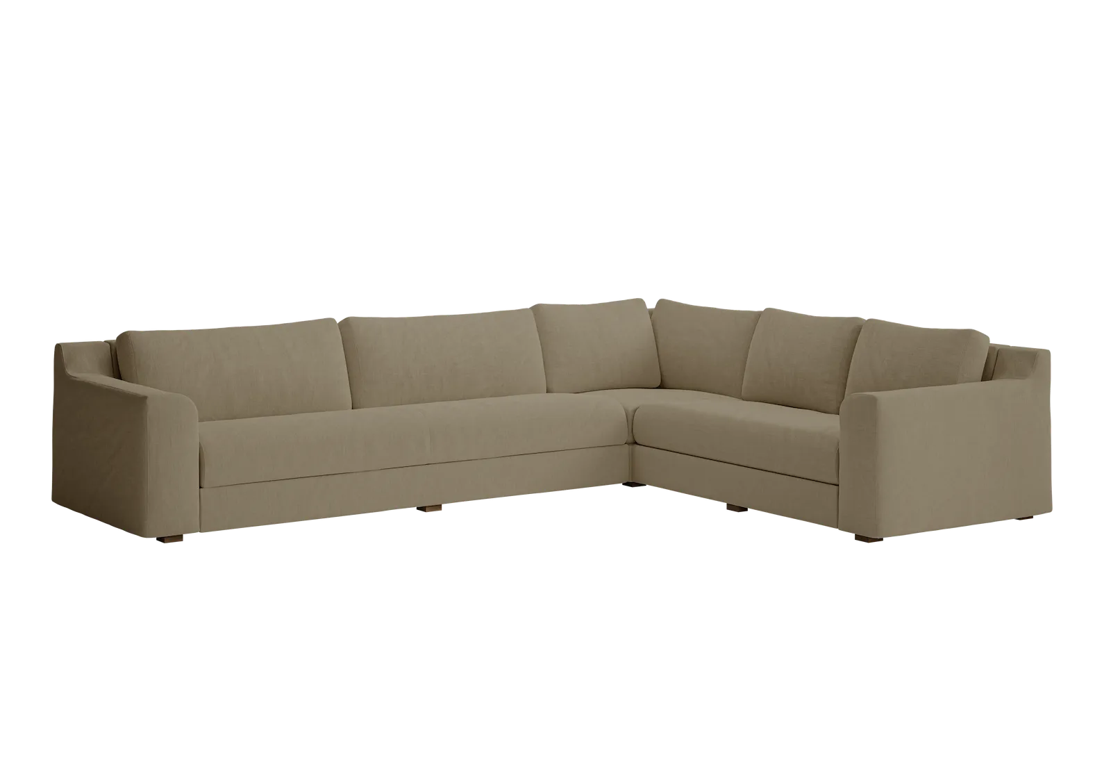 The Elevate Reversible L Sectional in Upcycled Poly