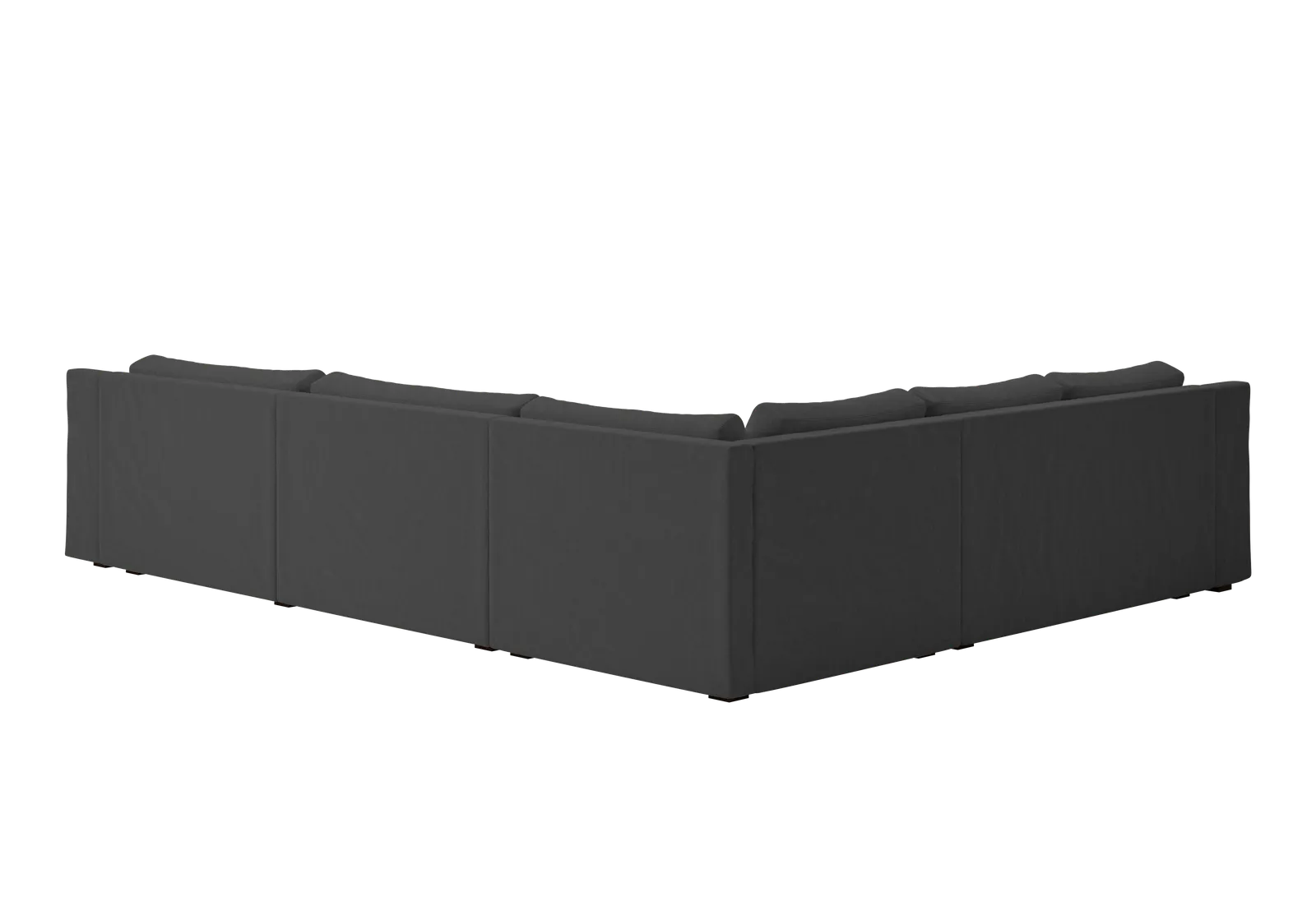 The Elevate Reversible L Sectional in Upcycled Poly