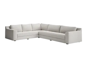 The Elevate Reversible L Sectional in Upcycled Poly