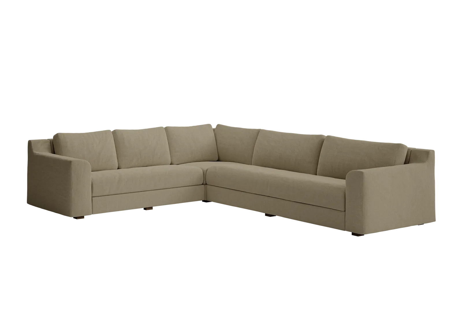 The Elevate Reversible L Sectional in Upcycled Poly