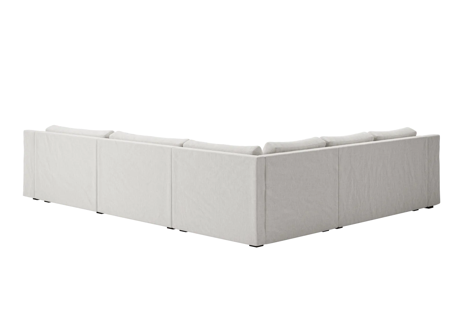 The Elevate Reversible L Sectional in Upcycled Poly