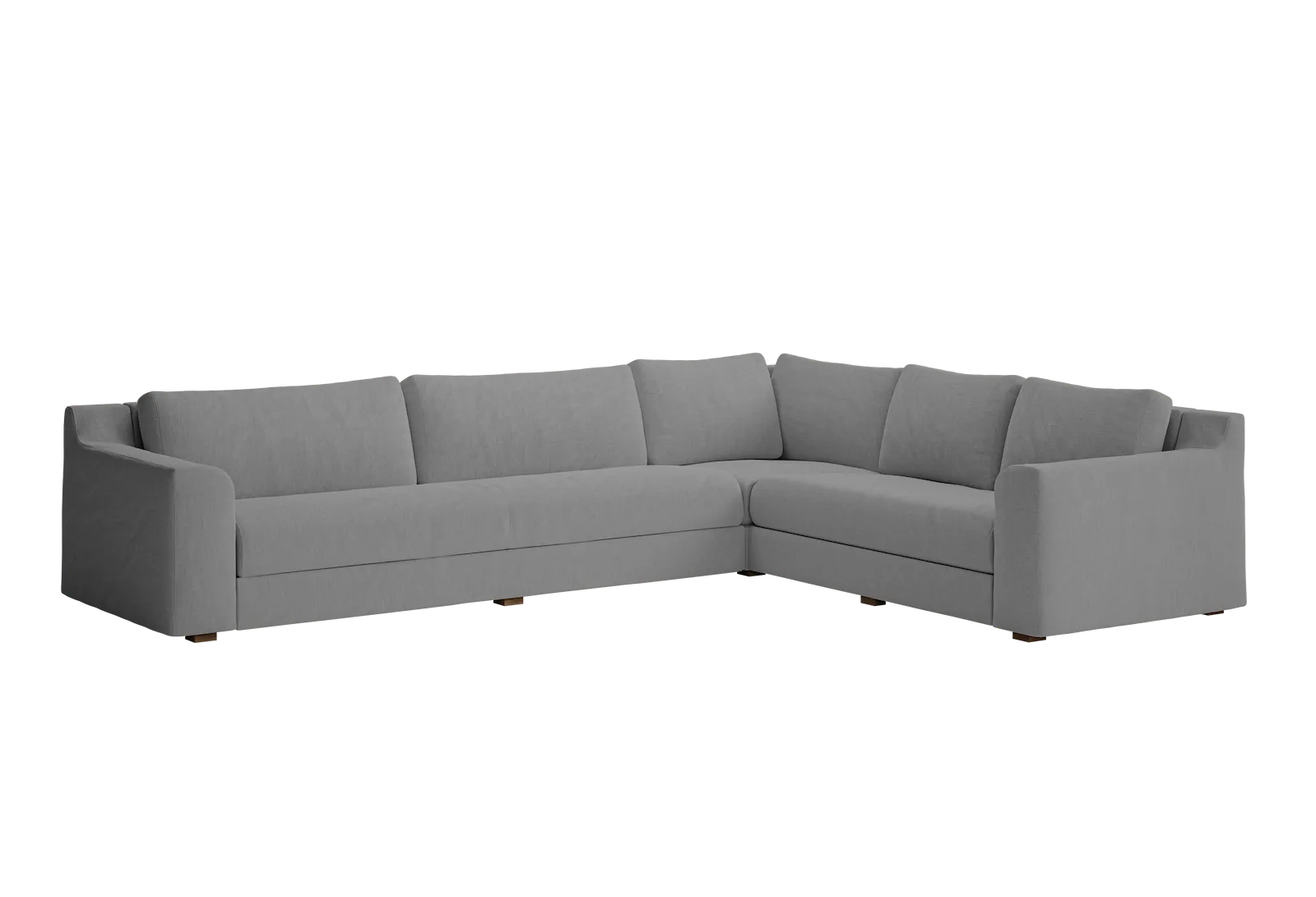 The Elevate Reversible L Sectional in Upcycled Poly