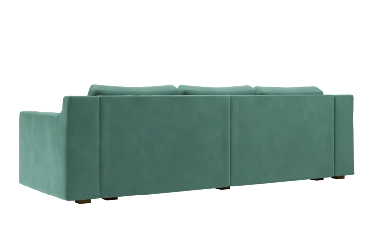 The Elevate Sectional in Recycled Velvet