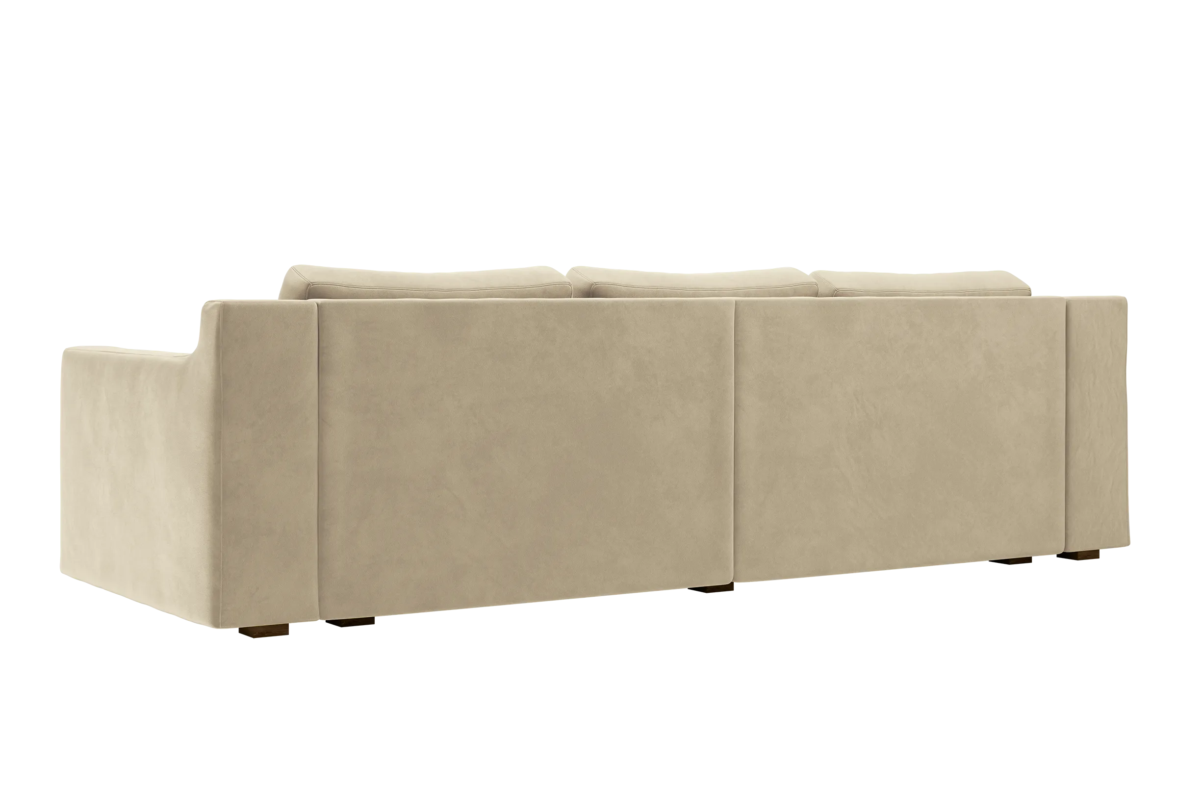 The Elevate Sectional in Recycled Velvet