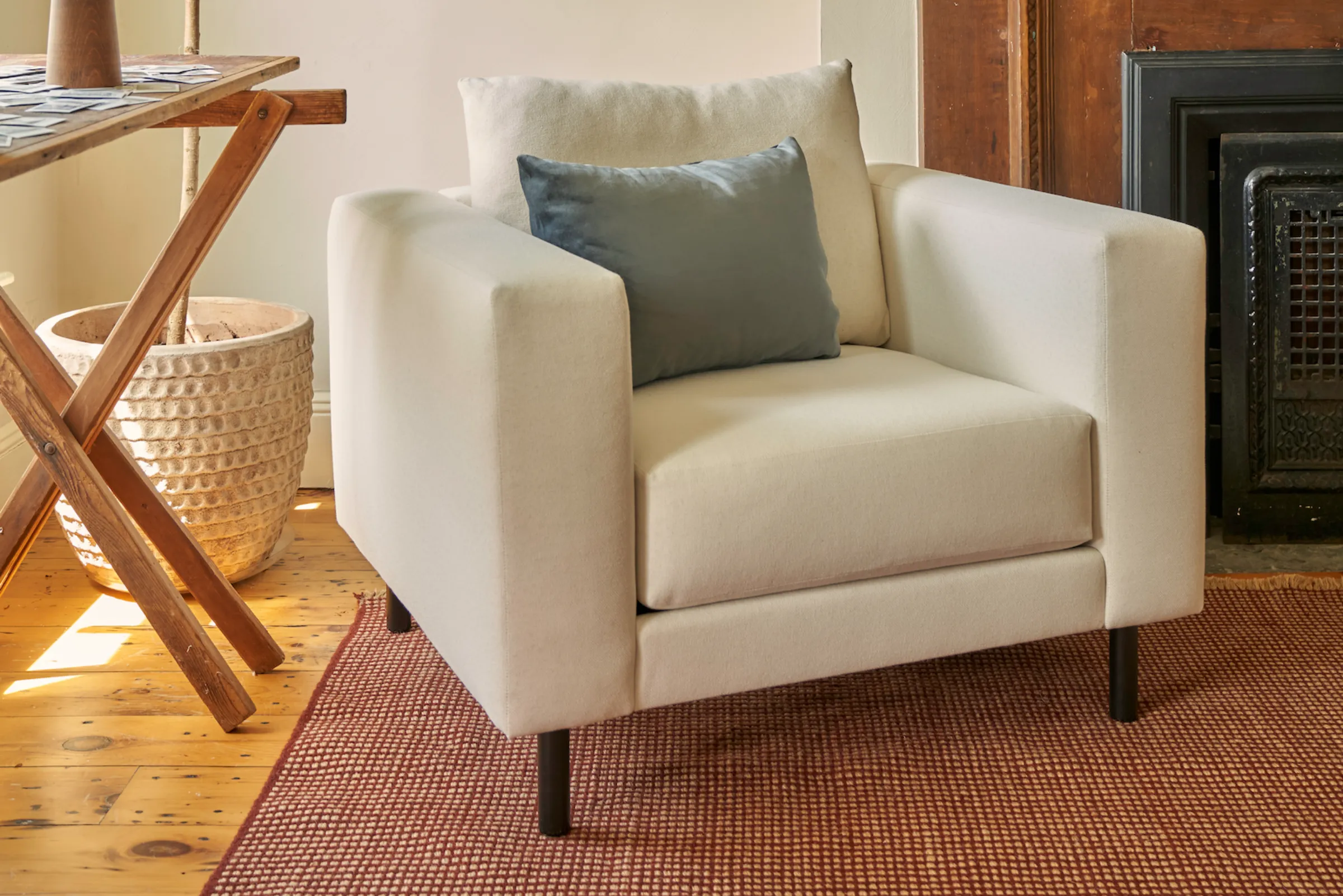 The Essential Club Chair in Cactus Leather