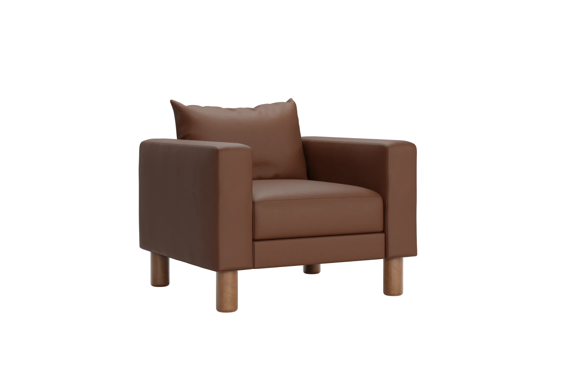 The Essential Club Chair in Cactus Leather