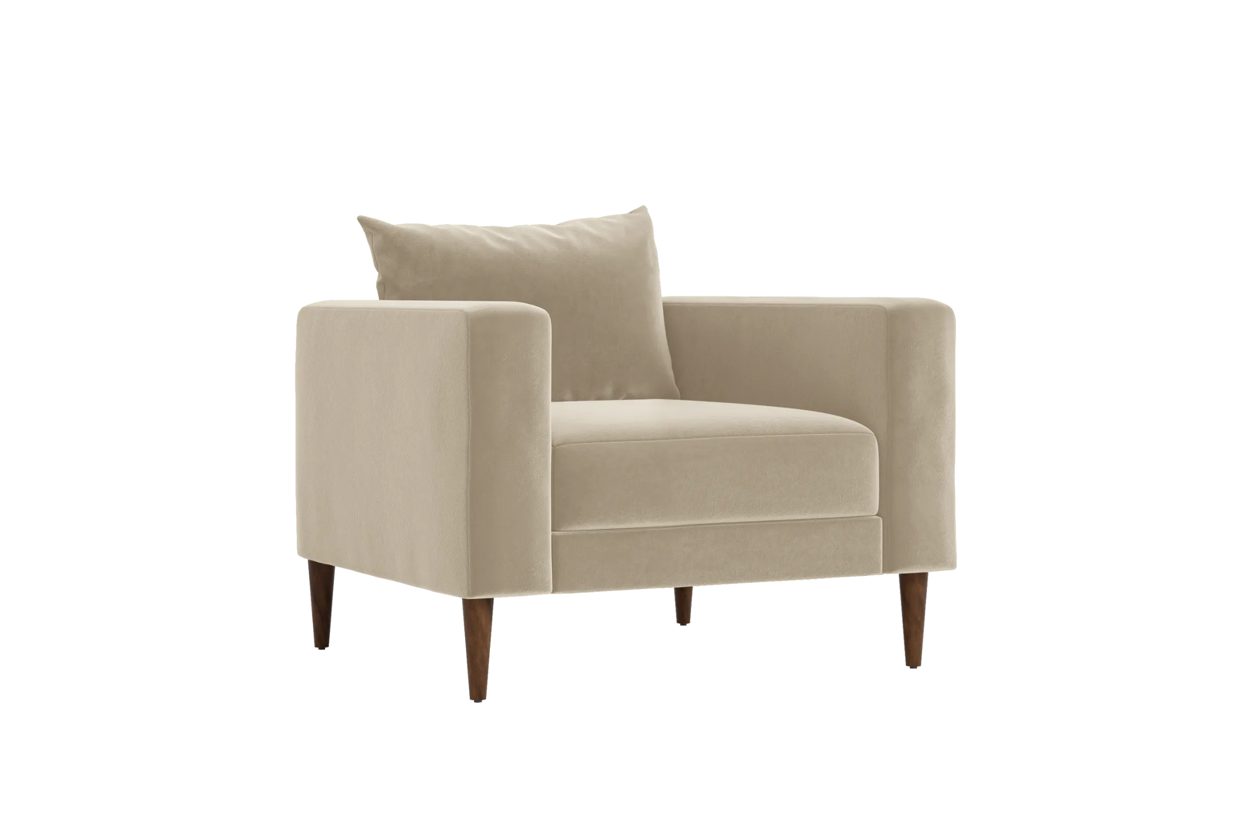 The Essential Club Chair in Recycled Velvet