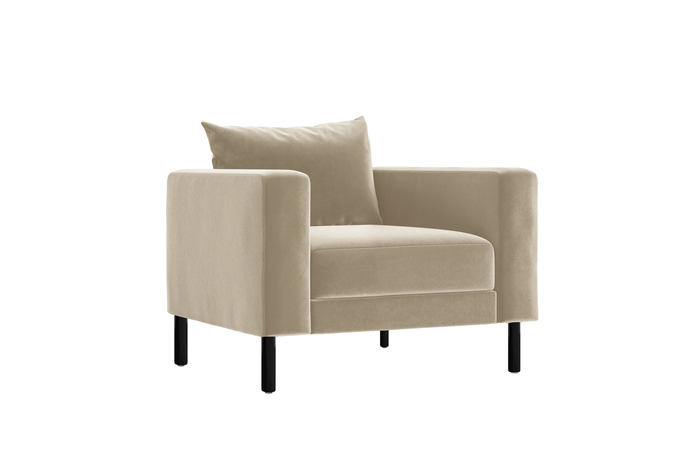 The Essential Club Chair in Recycled Velvet