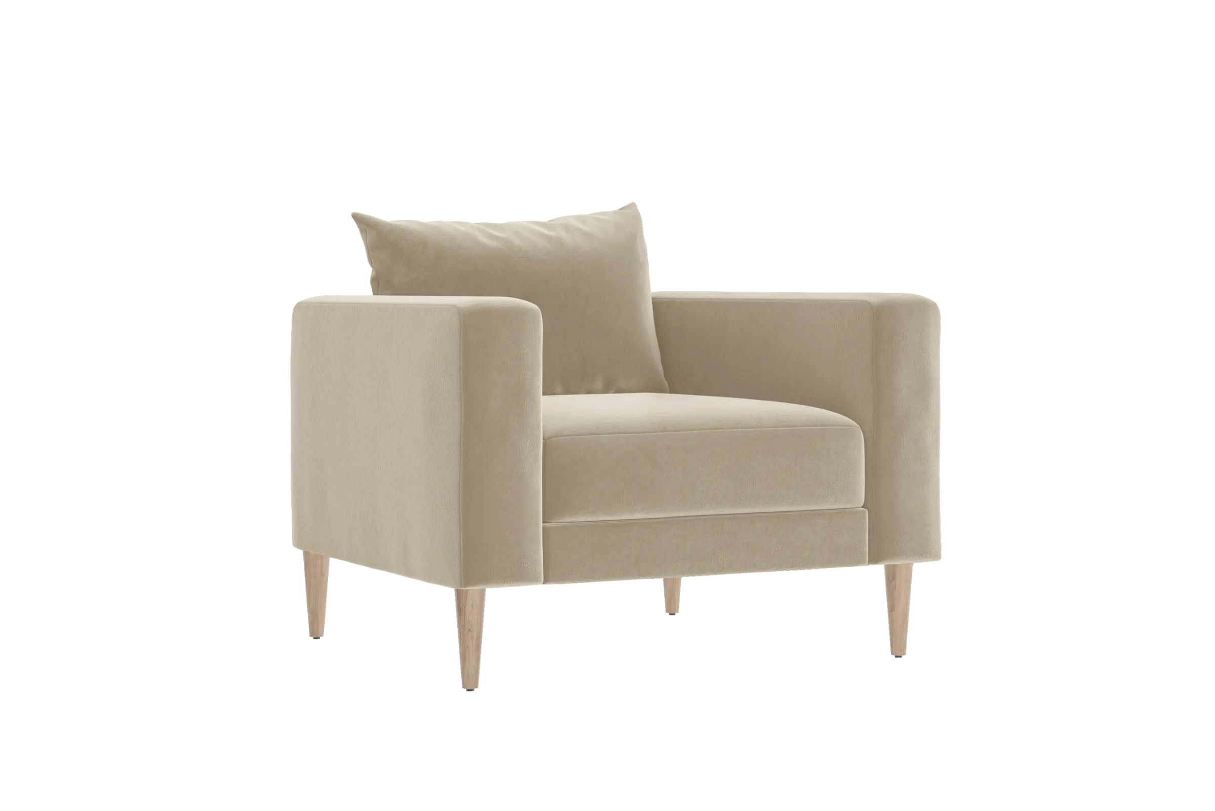 The Essential Club Chair in Recycled Velvet