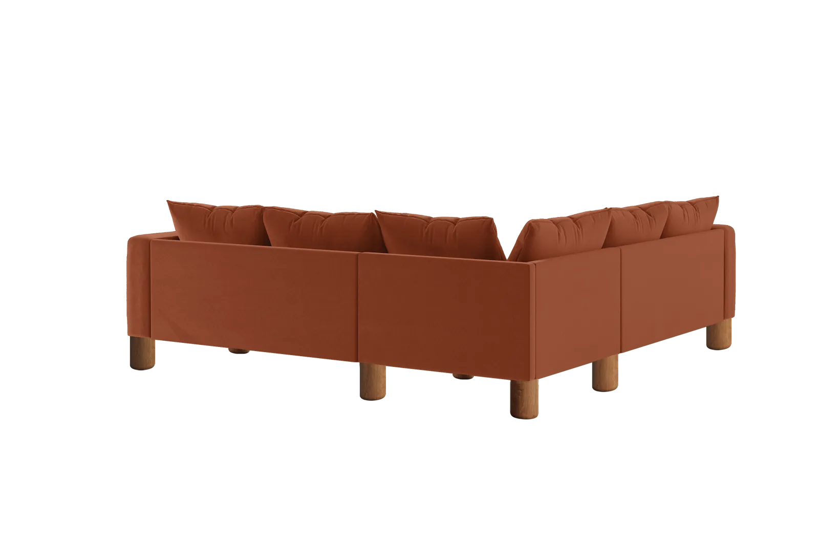 The Essential Corner Sectional (5 Seat) in Recycled Velvet