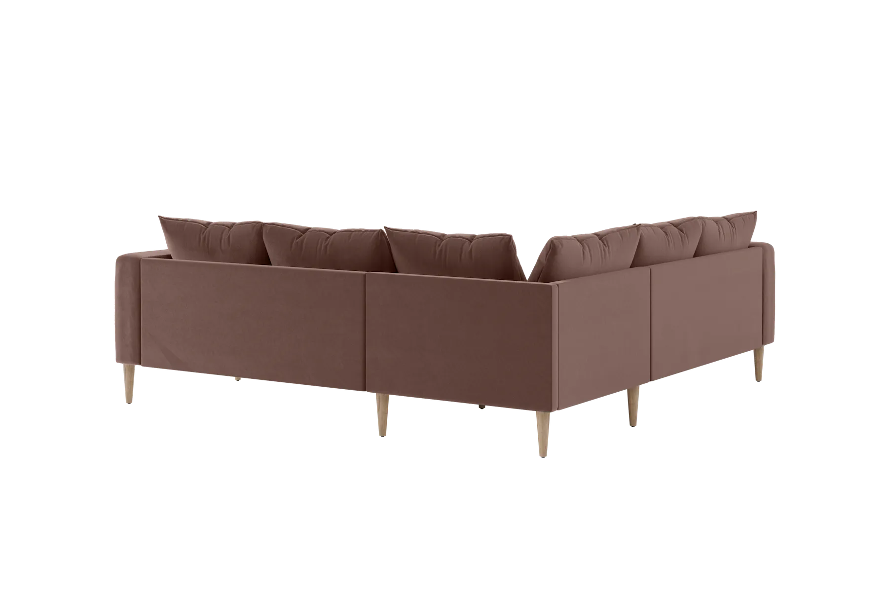 The Essential Corner Sectional (5 Seat) in Recycled Velvet