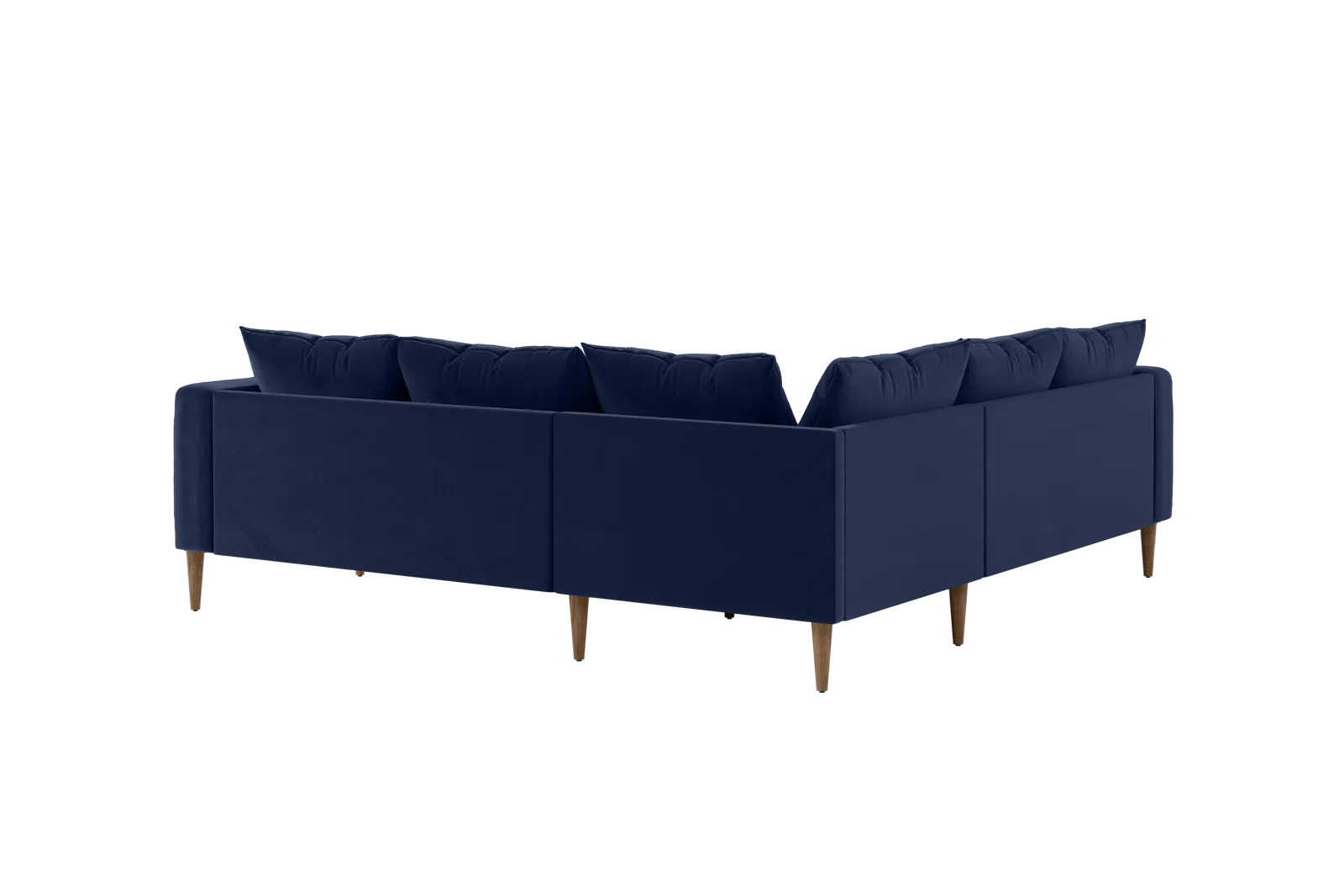 The Essential Corner Sectional (5 Seat) in Recycled Velvet