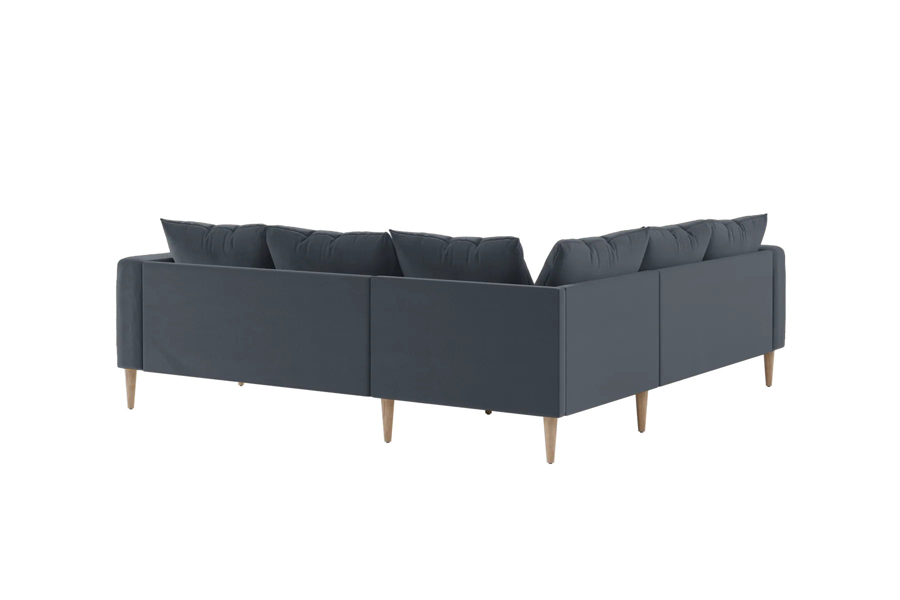 The Essential Corner Sectional (5 Seat) in Recycled Velvet