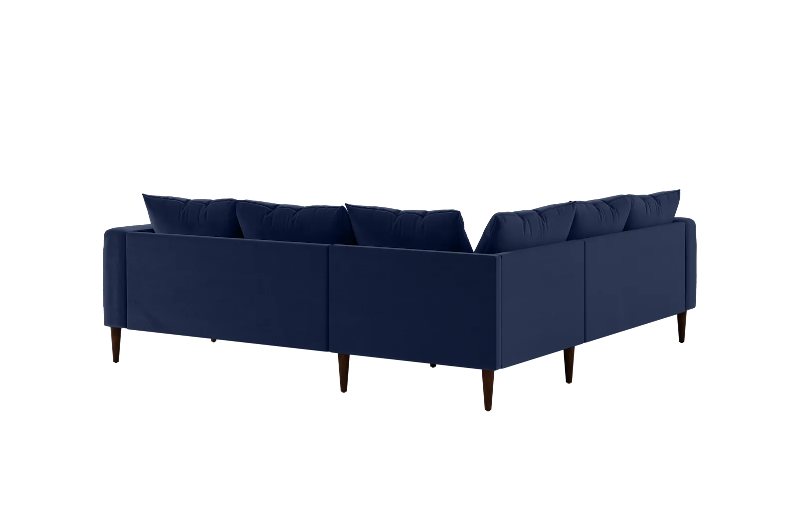 The Essential Corner Sectional (5 Seat) in Recycled Velvet