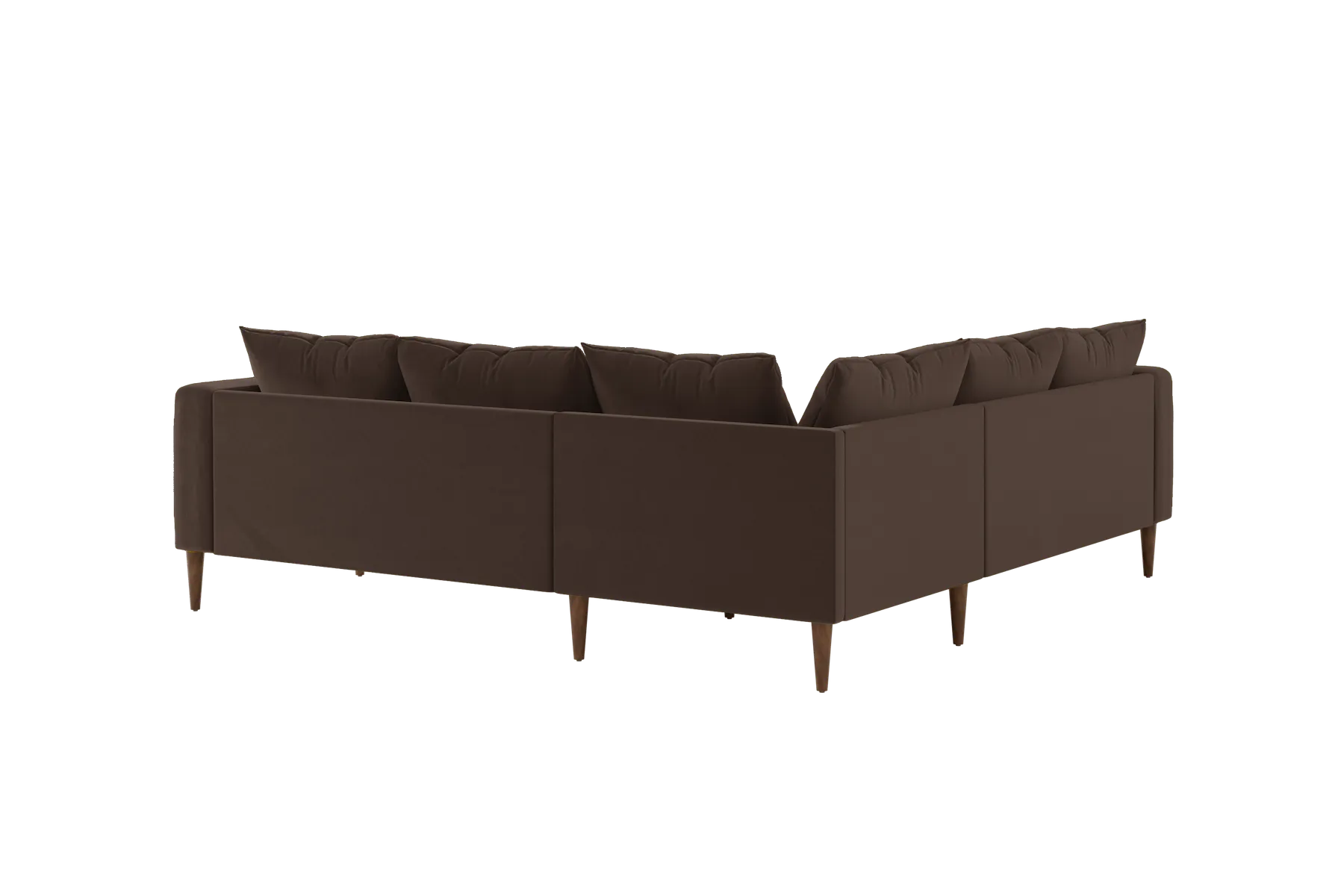 The Essential Corner Sectional (5 Seat) in Recycled Velvet