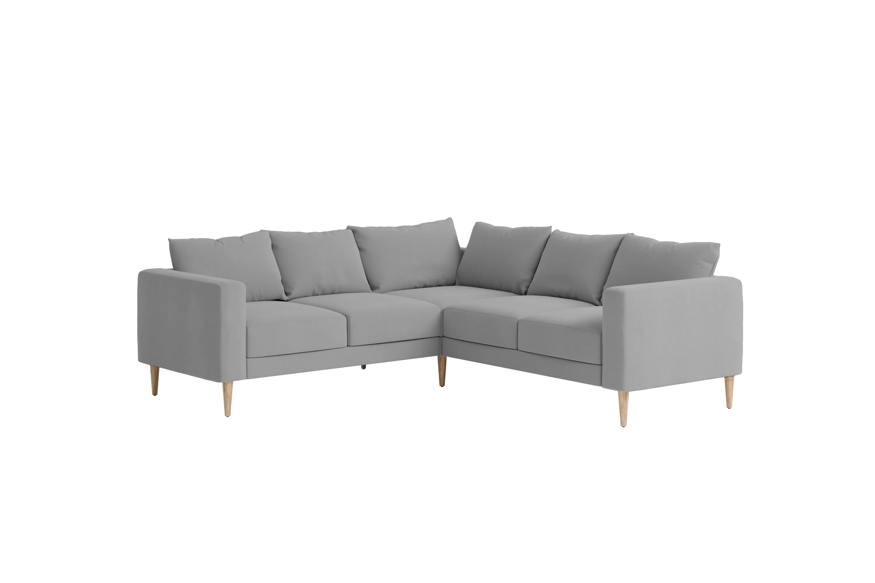 The Essential Corner Sectional (5 Seat) in Recycled Velvet