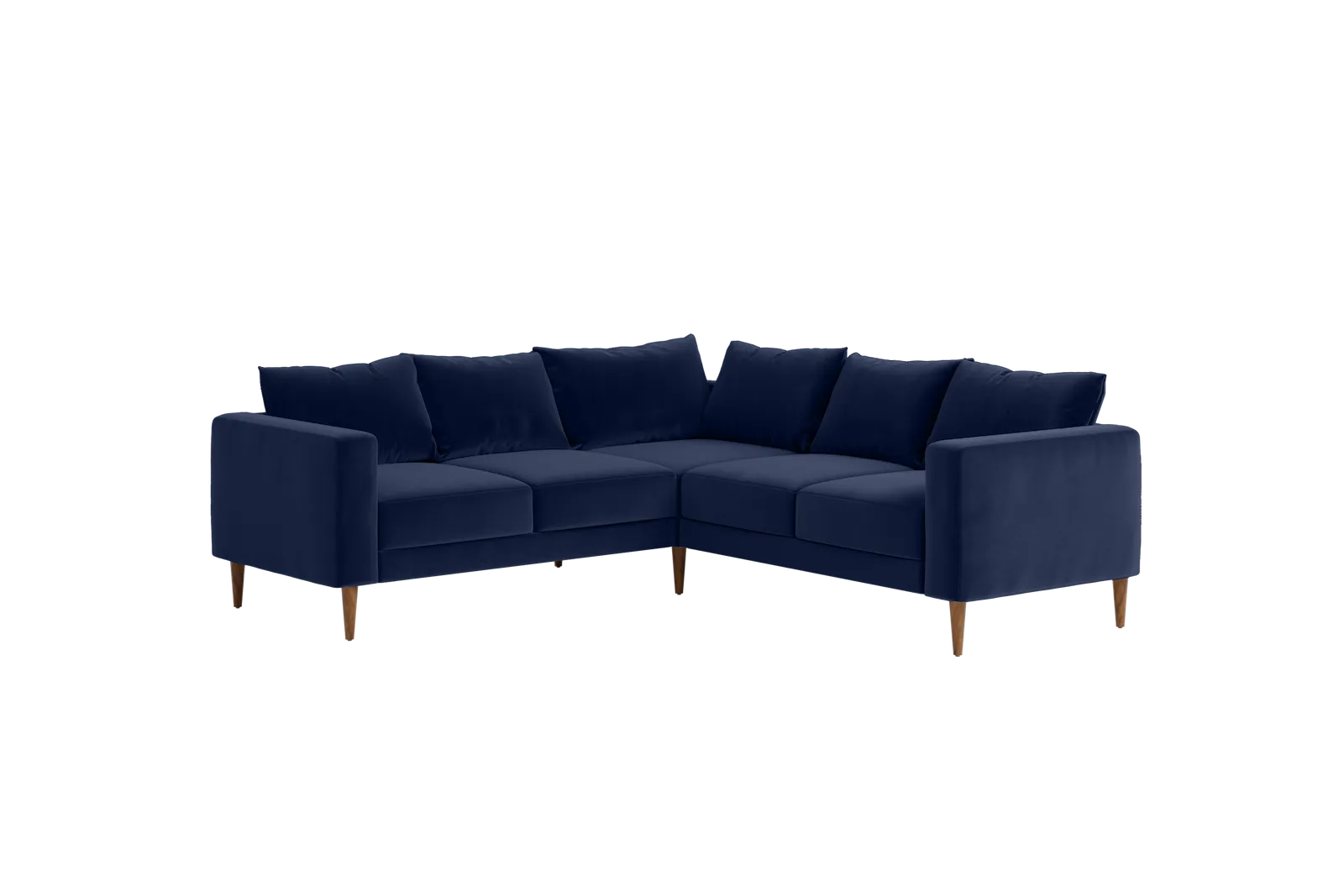 The Essential Corner Sectional (5 Seat) in Recycled Velvet